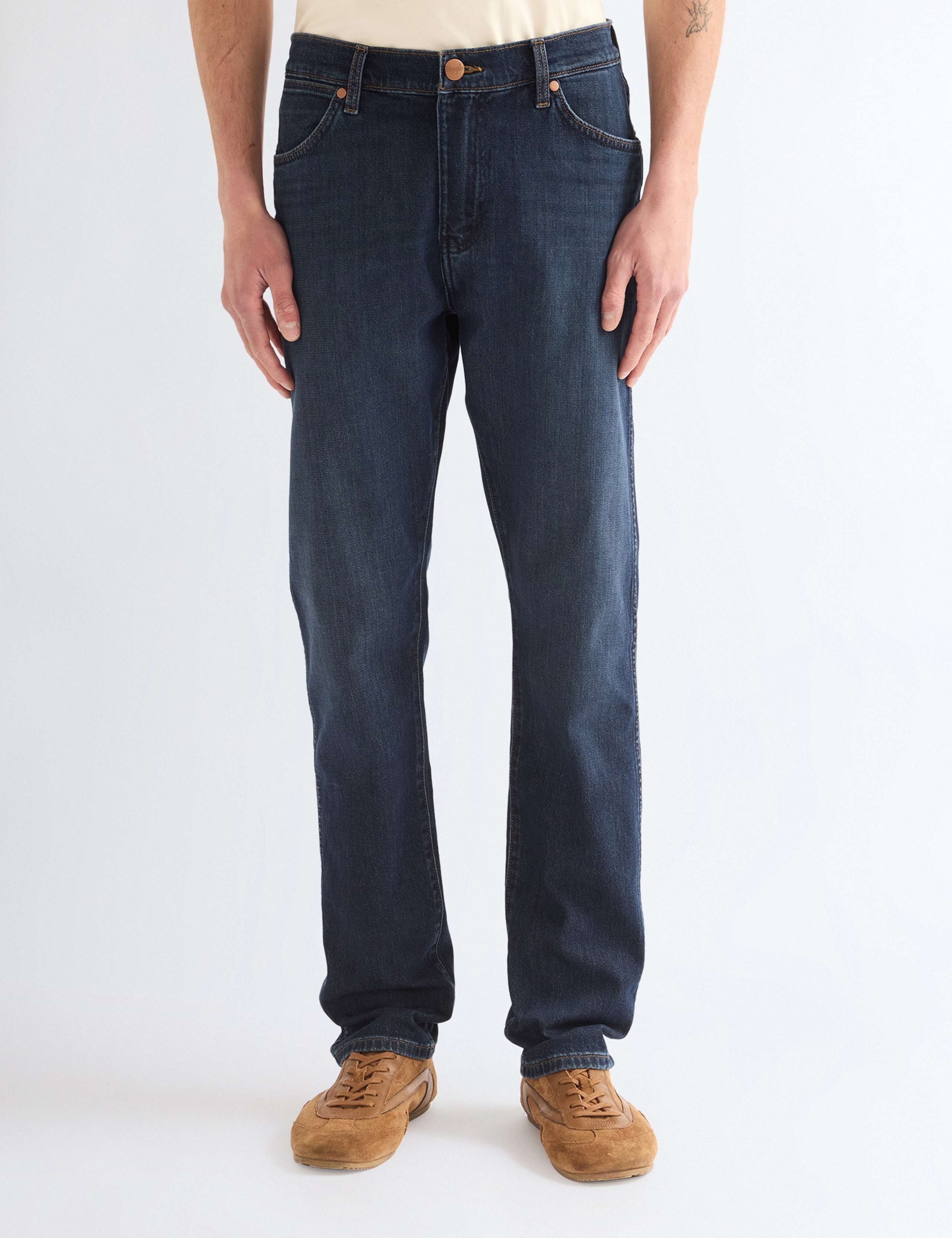 Redford Tapered Fit Pure Cotton Jeans 3 of 5