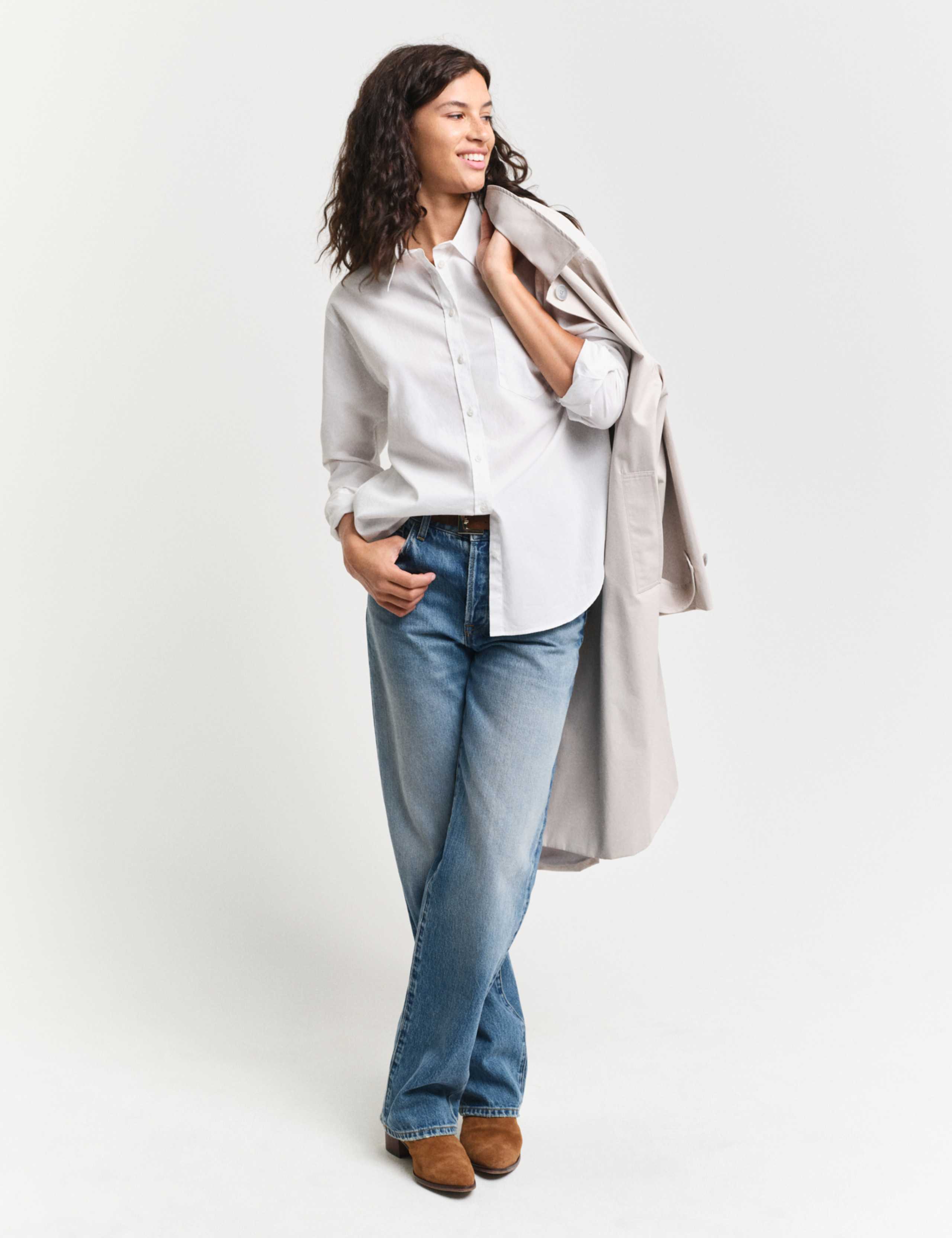 Cotton Rich Relaxed Shirt 3 of 5