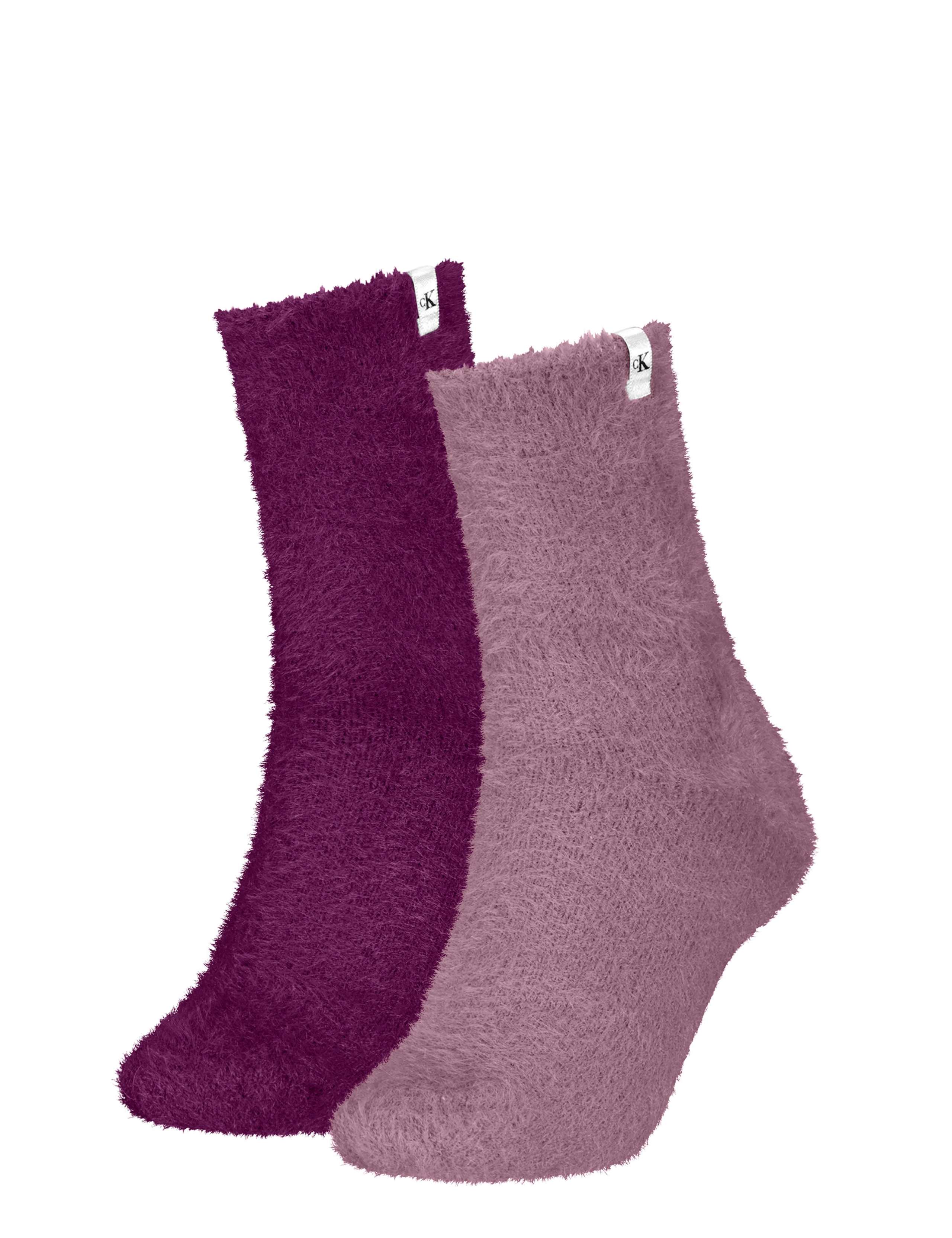2 Pack Cosy Ankle High Socks 1 of 2