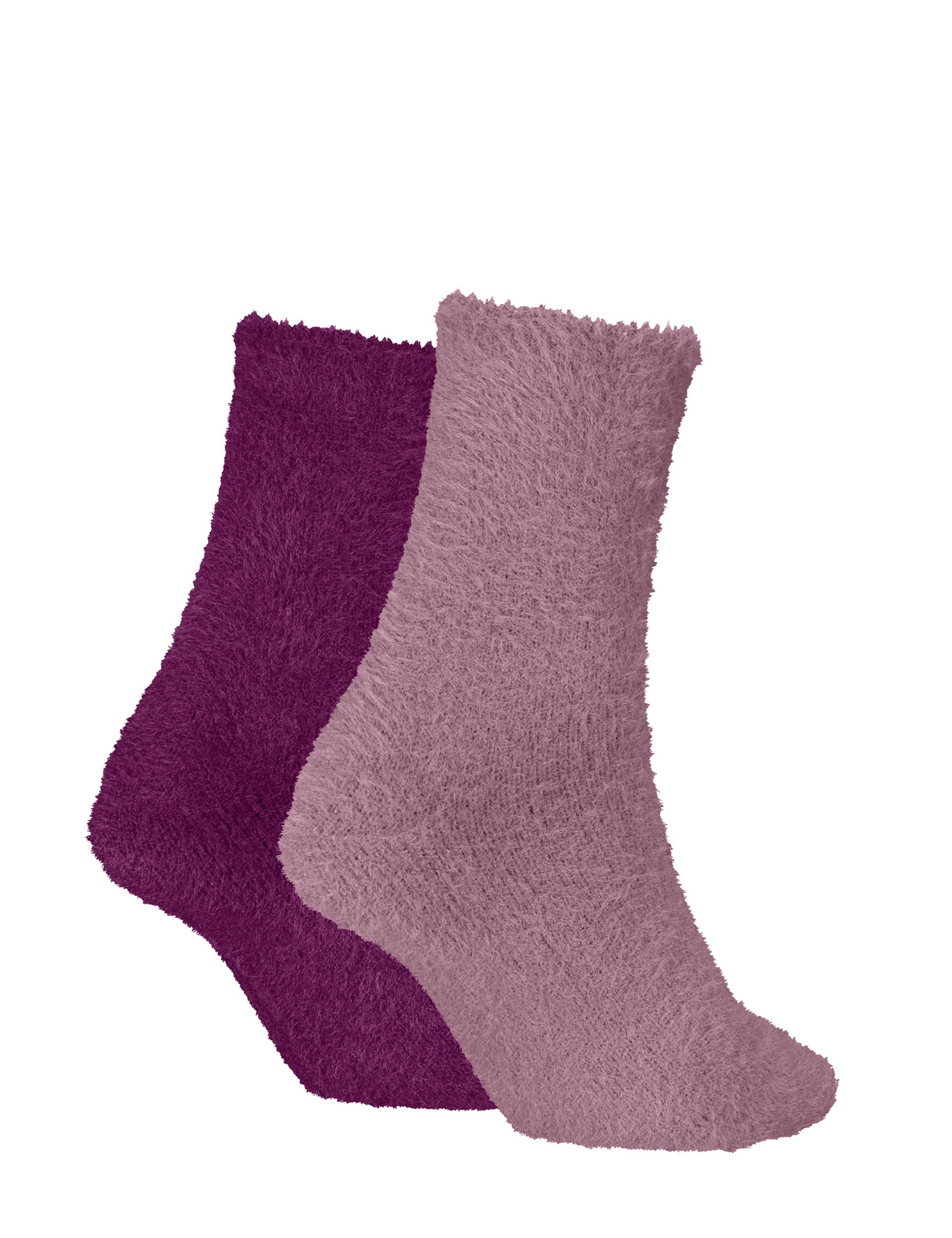 2 Pack Cosy Ankle High Socks 2 of 2