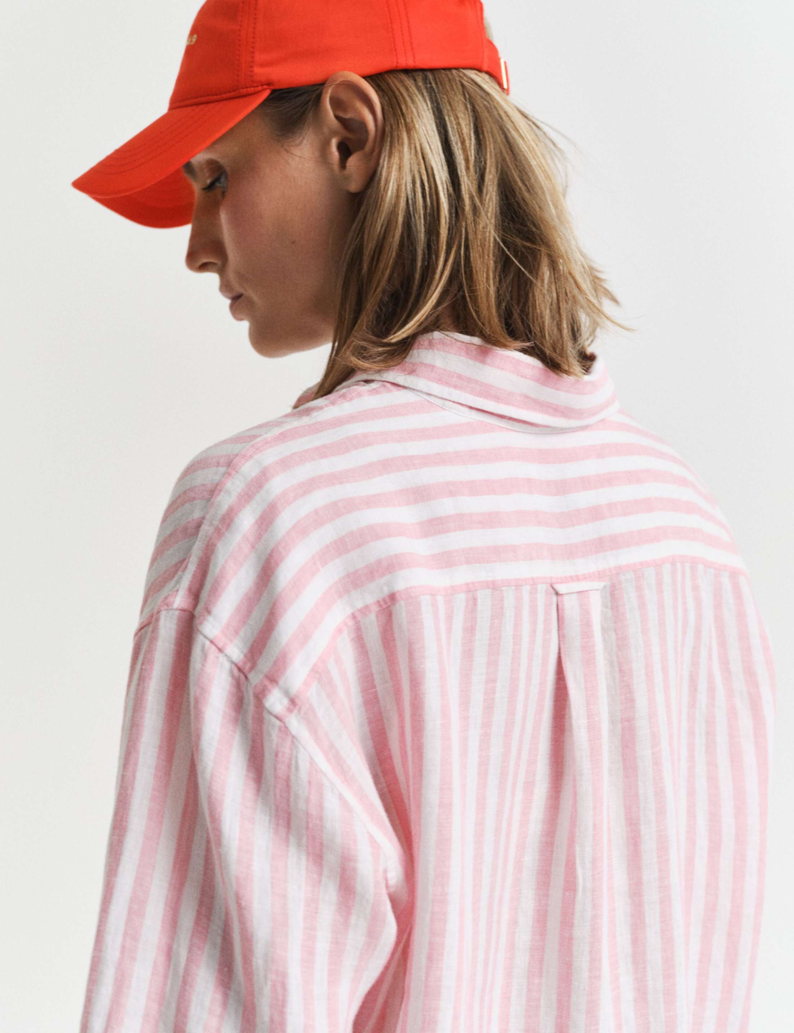 Pure Linen Striped Collared Shirt 3 of 7