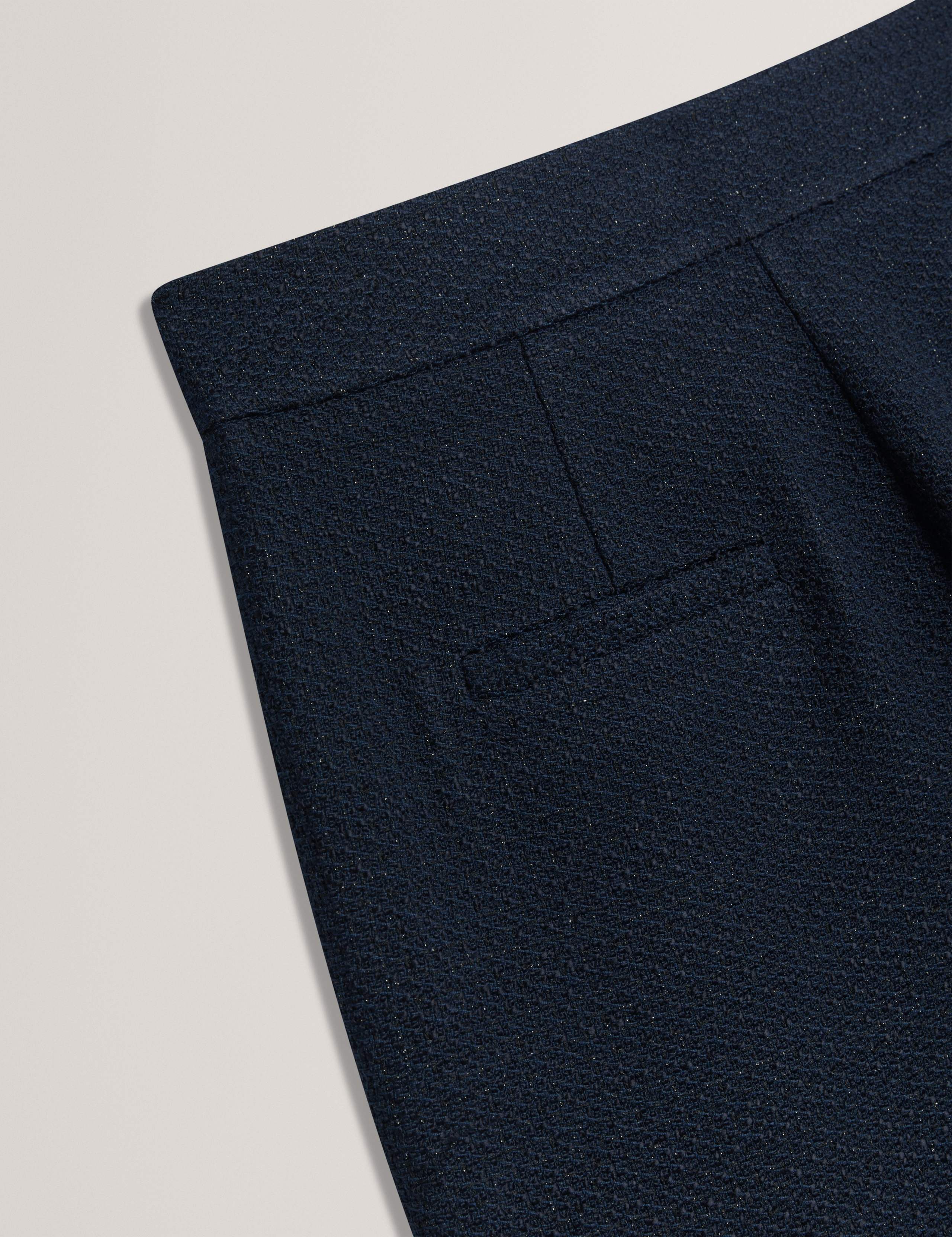 Boucle Tailored Straight Leg Trousers 5 of 7