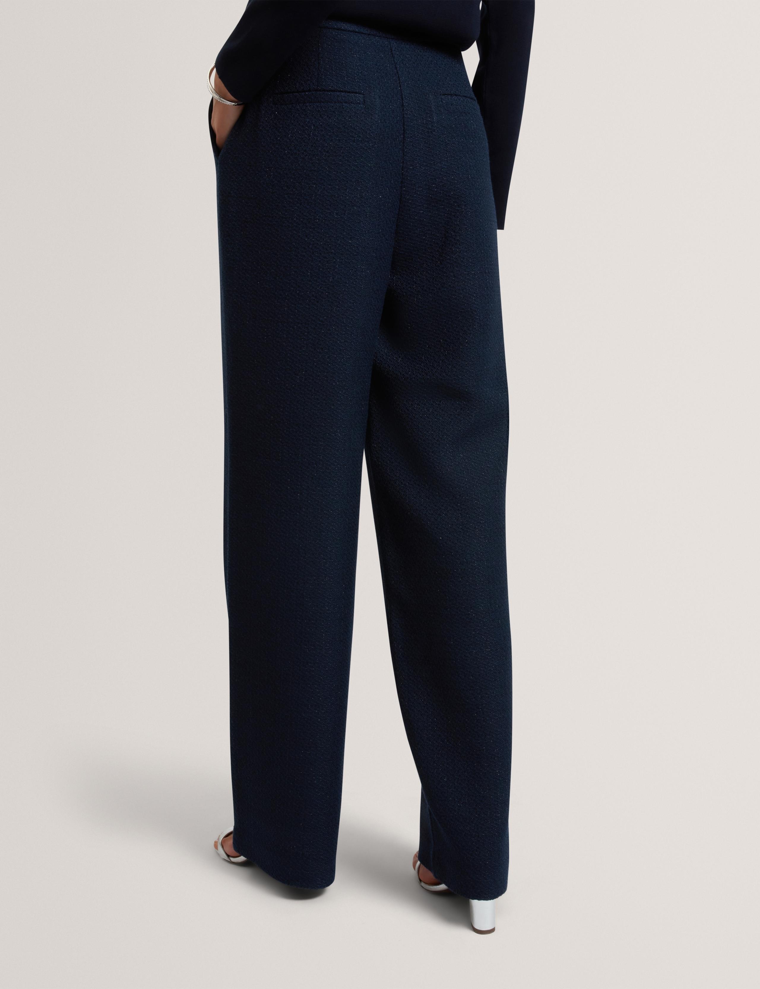 Boucle Tailored Straight Leg Trousers 7 of 7