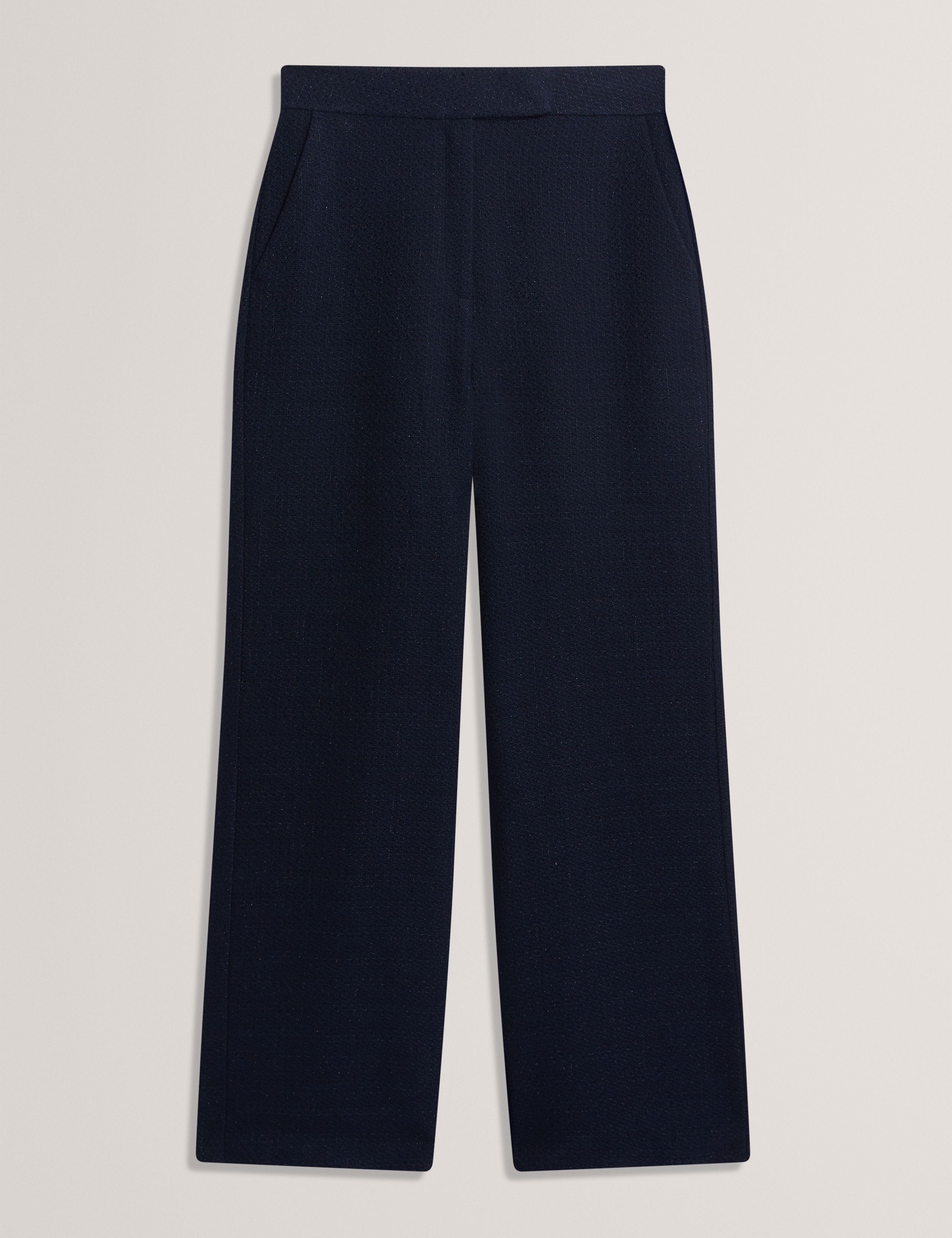 Boucle Tailored Straight Leg Trousers 2 of 7