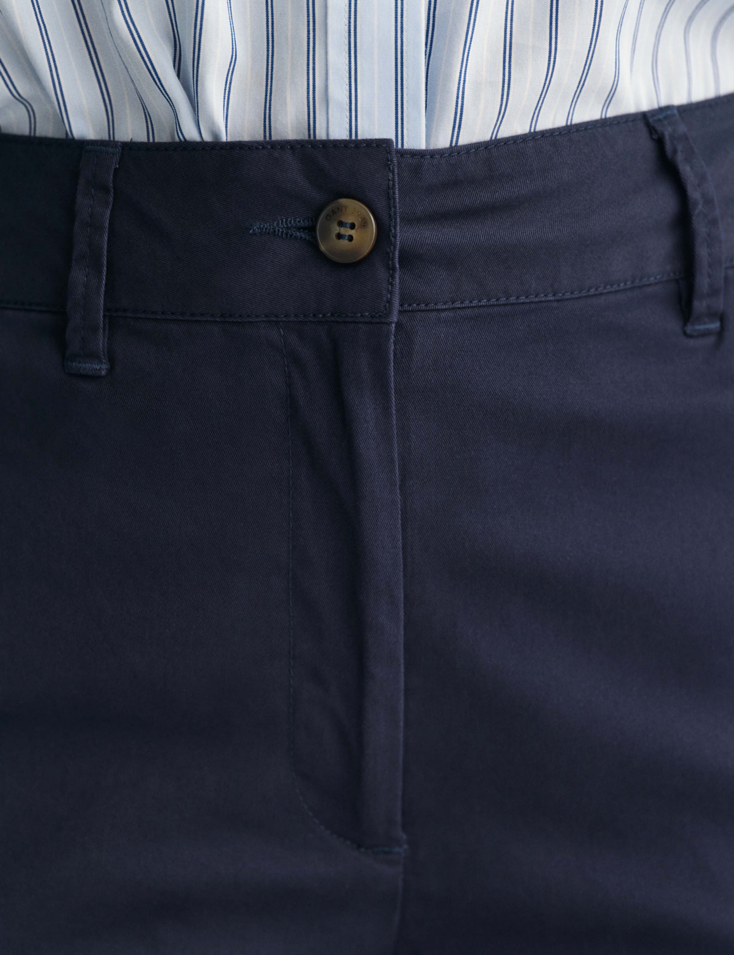 Cotton Rich Slim Fit Ankle Grazer Chinos 2 of 5