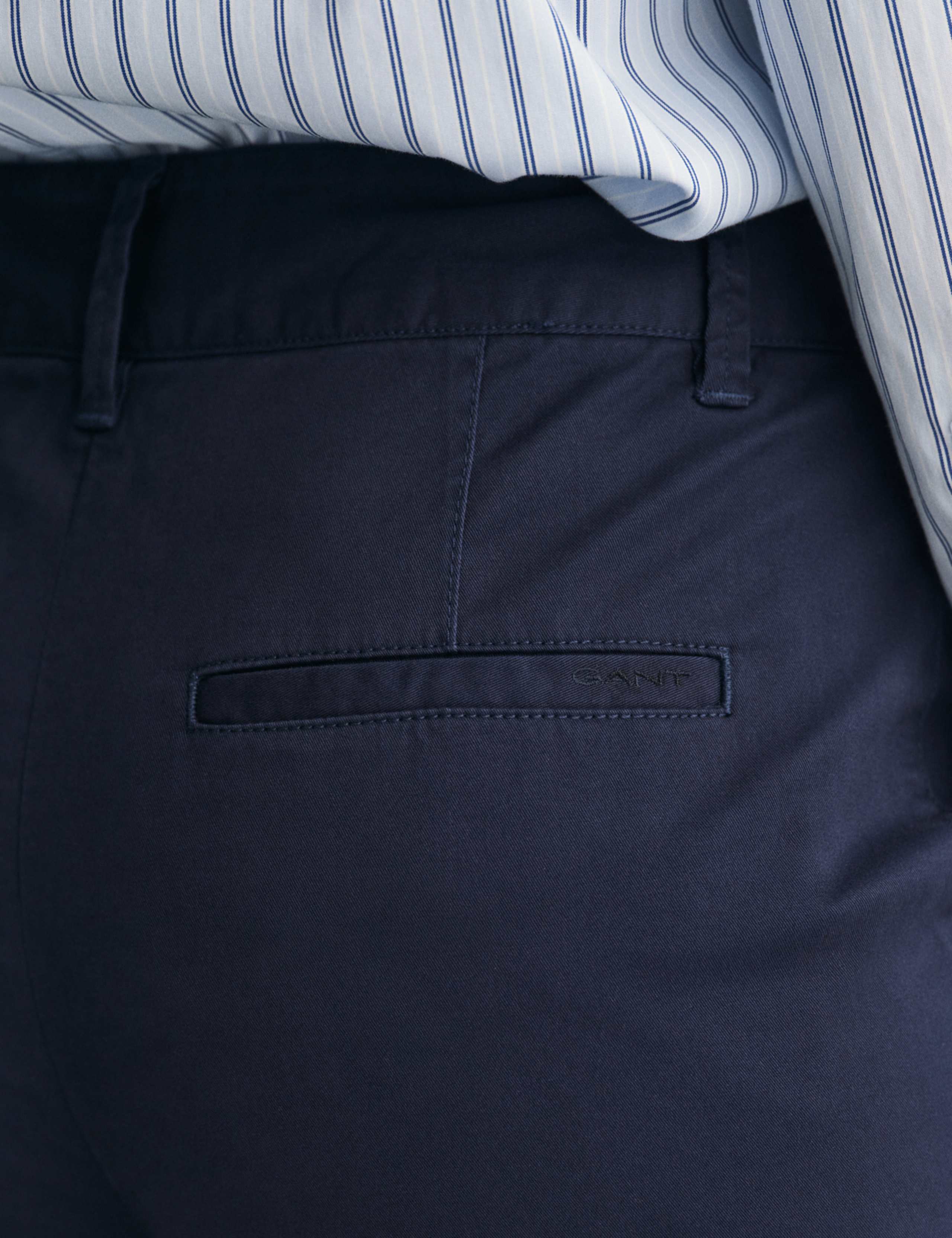 Cotton Rich Slim Fit Ankle Grazer Chinos 4 of 5