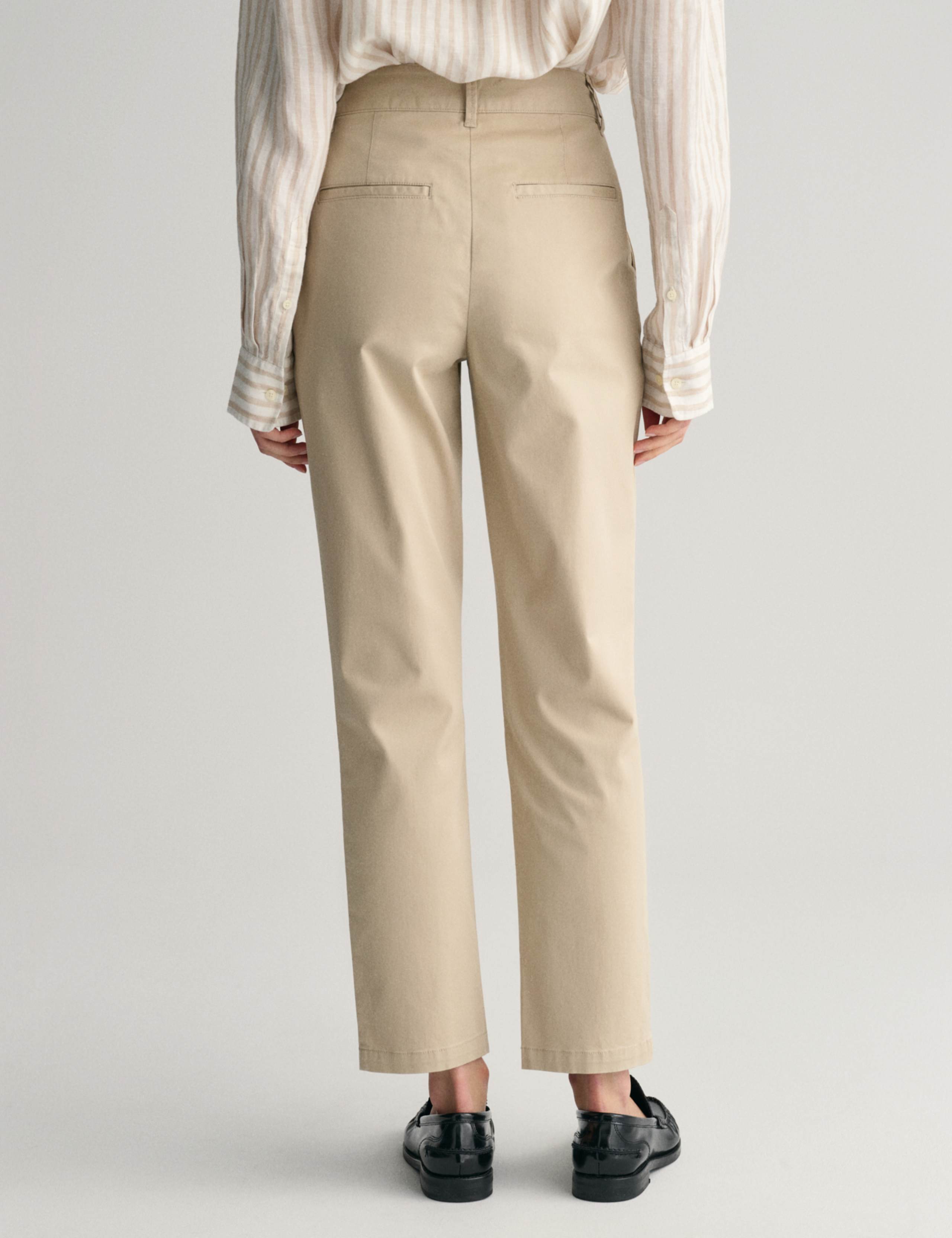 Cotton Rich Slim Fit Ankle Grazer Chinos 5 of 5