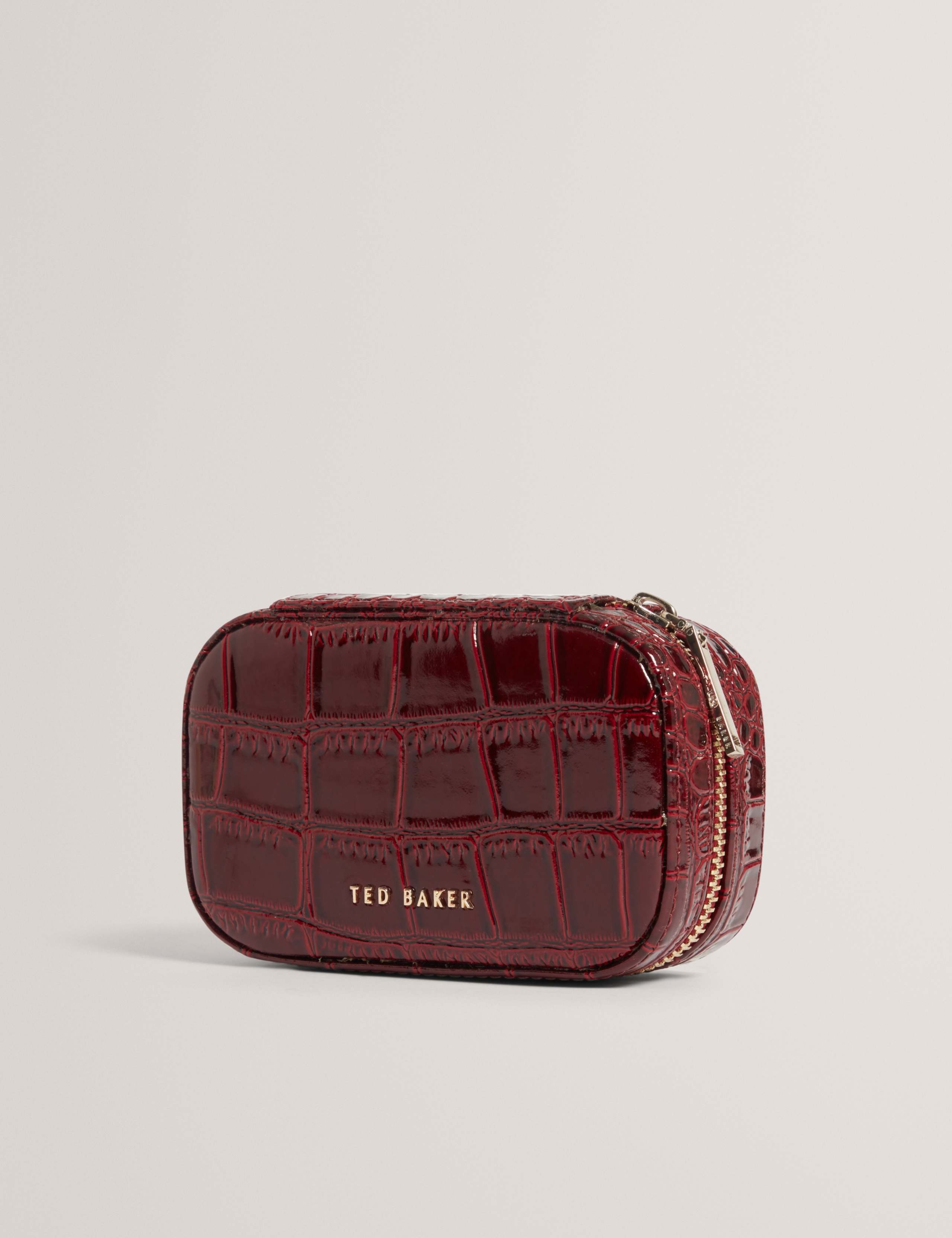 Croc Effect Mini Jewellery Case 2 of 4