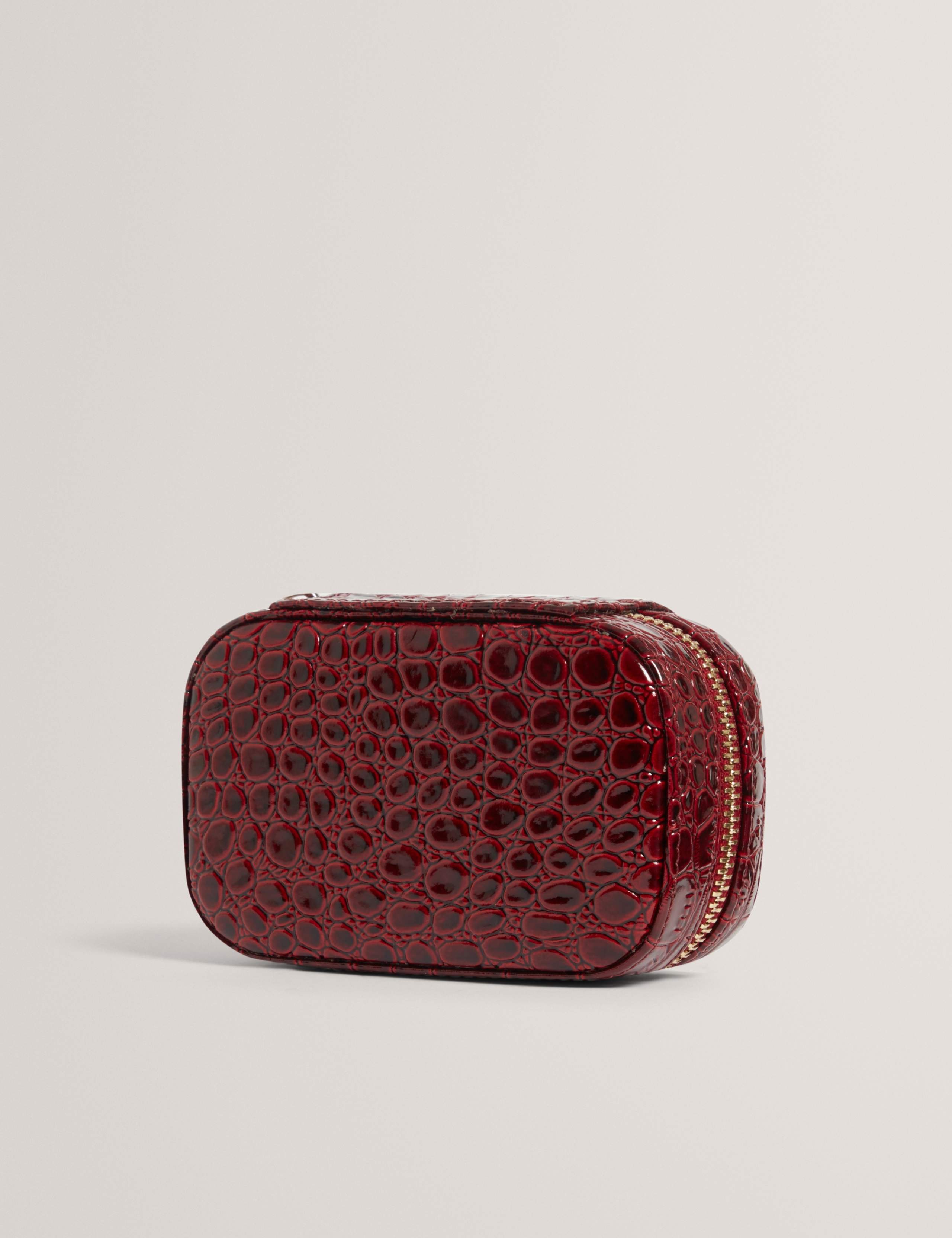 Croc Effect Mini Jewellery Case 4 of 4