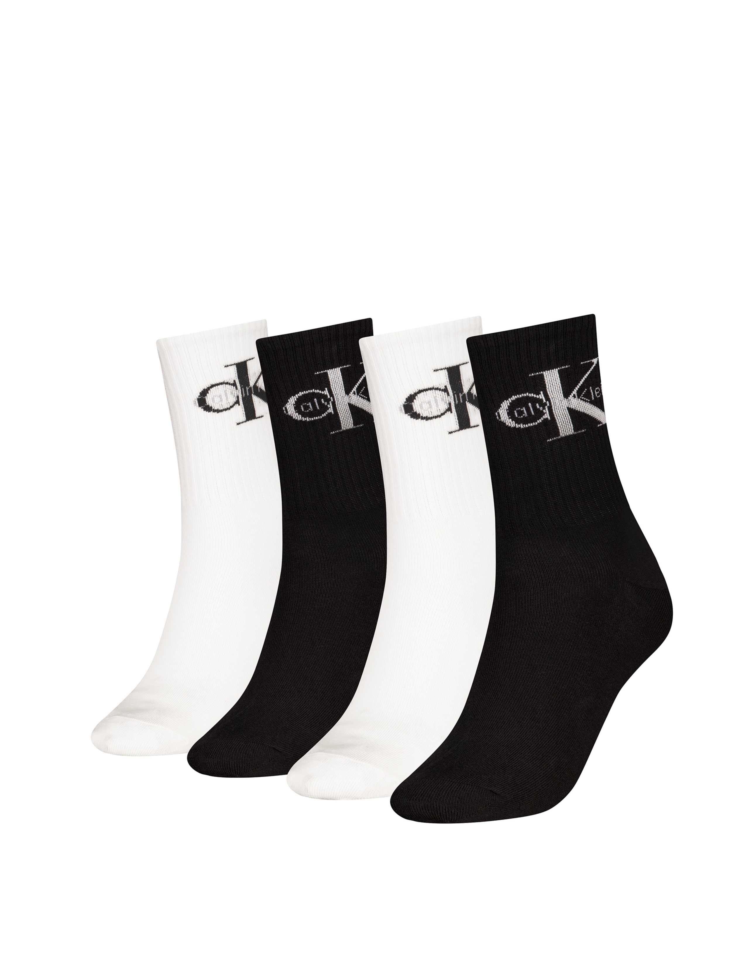 4 Pack Cotton Rich Monologo Socks Gift Set 1 of 3