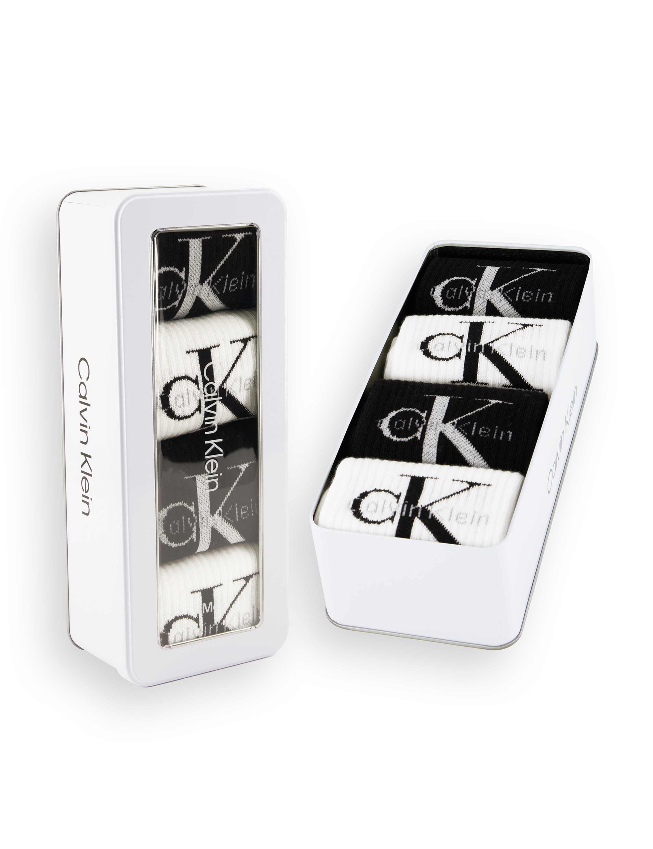 4 Pack Cotton Rich Monologo Socks Gift Set 2 of 3