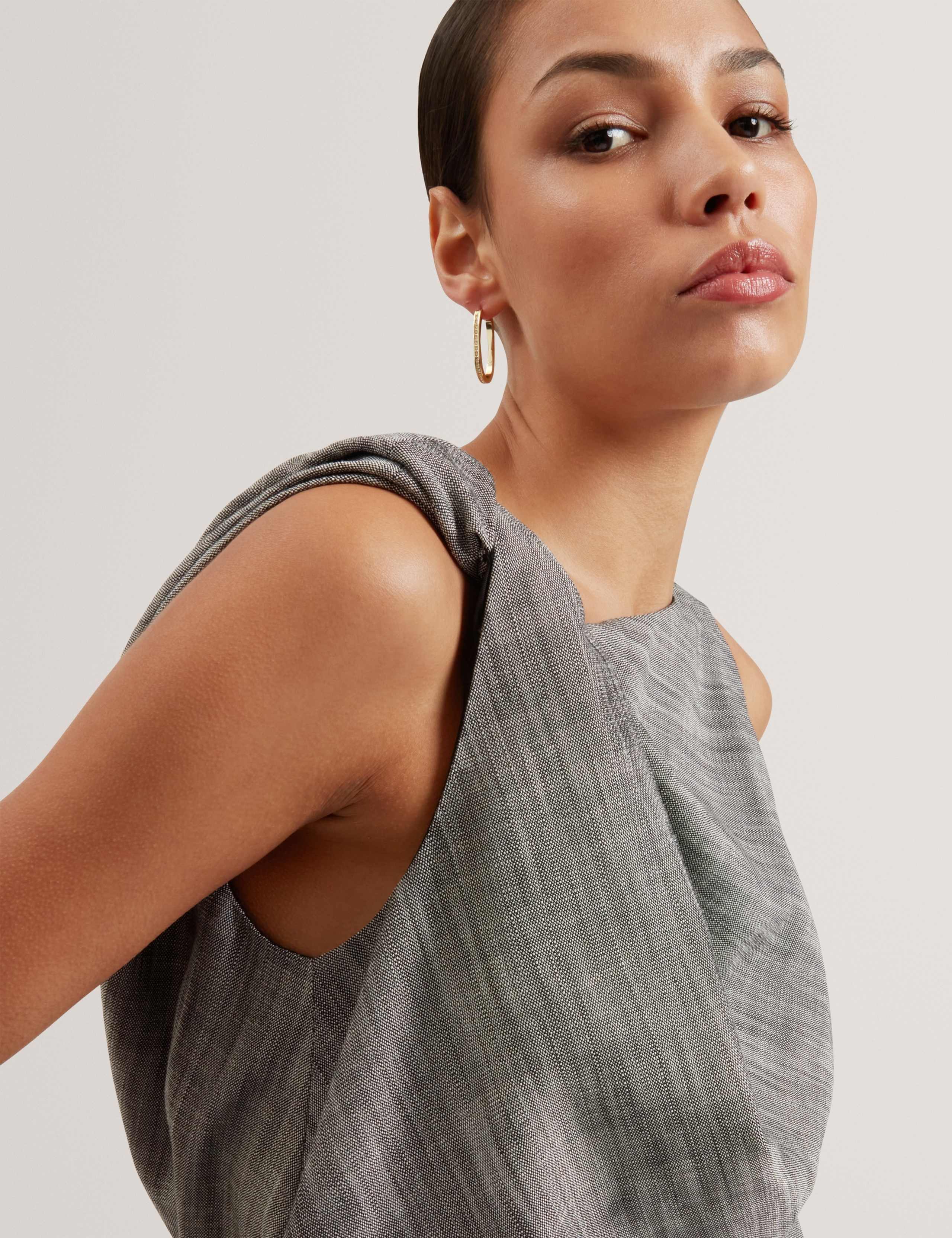 Twist Detail Cowl Neck Top 4 of 7