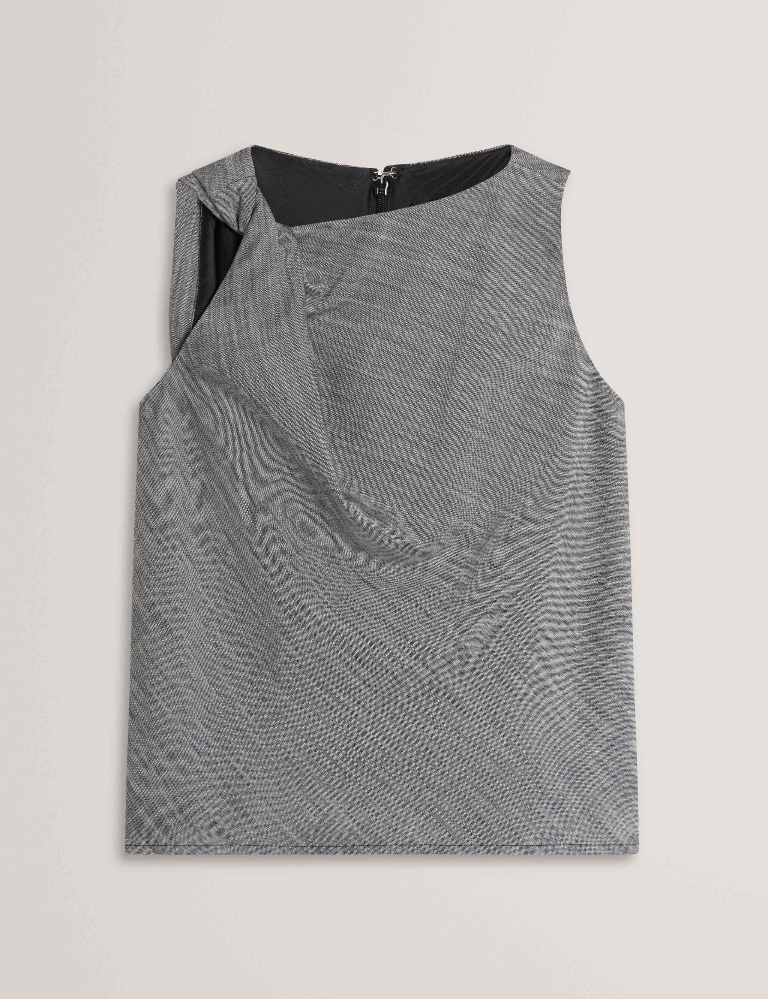 Twist Detail Cowl Neck Top 2 of 7