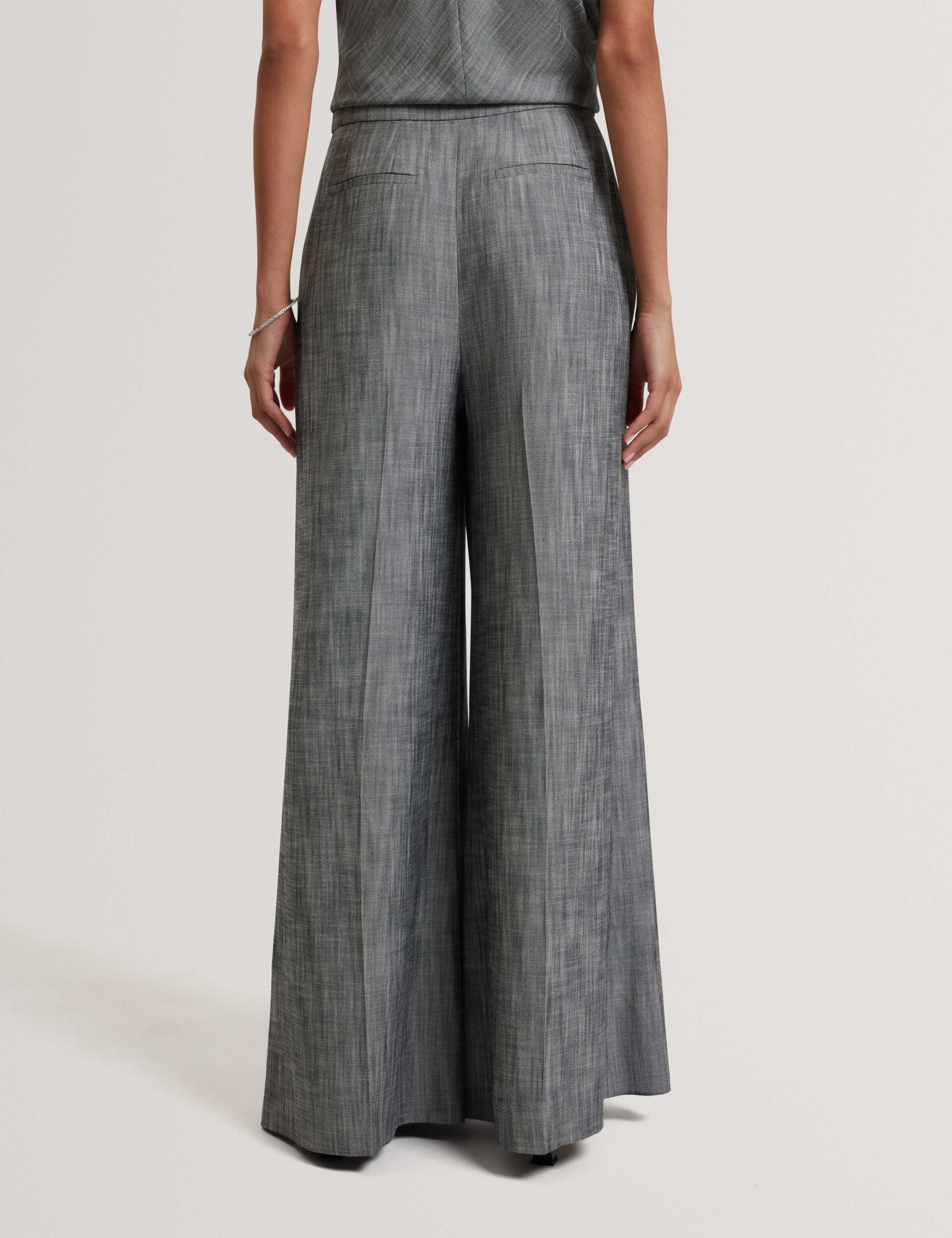 Woven Tailored Wide Leg Trousers 3 of 7