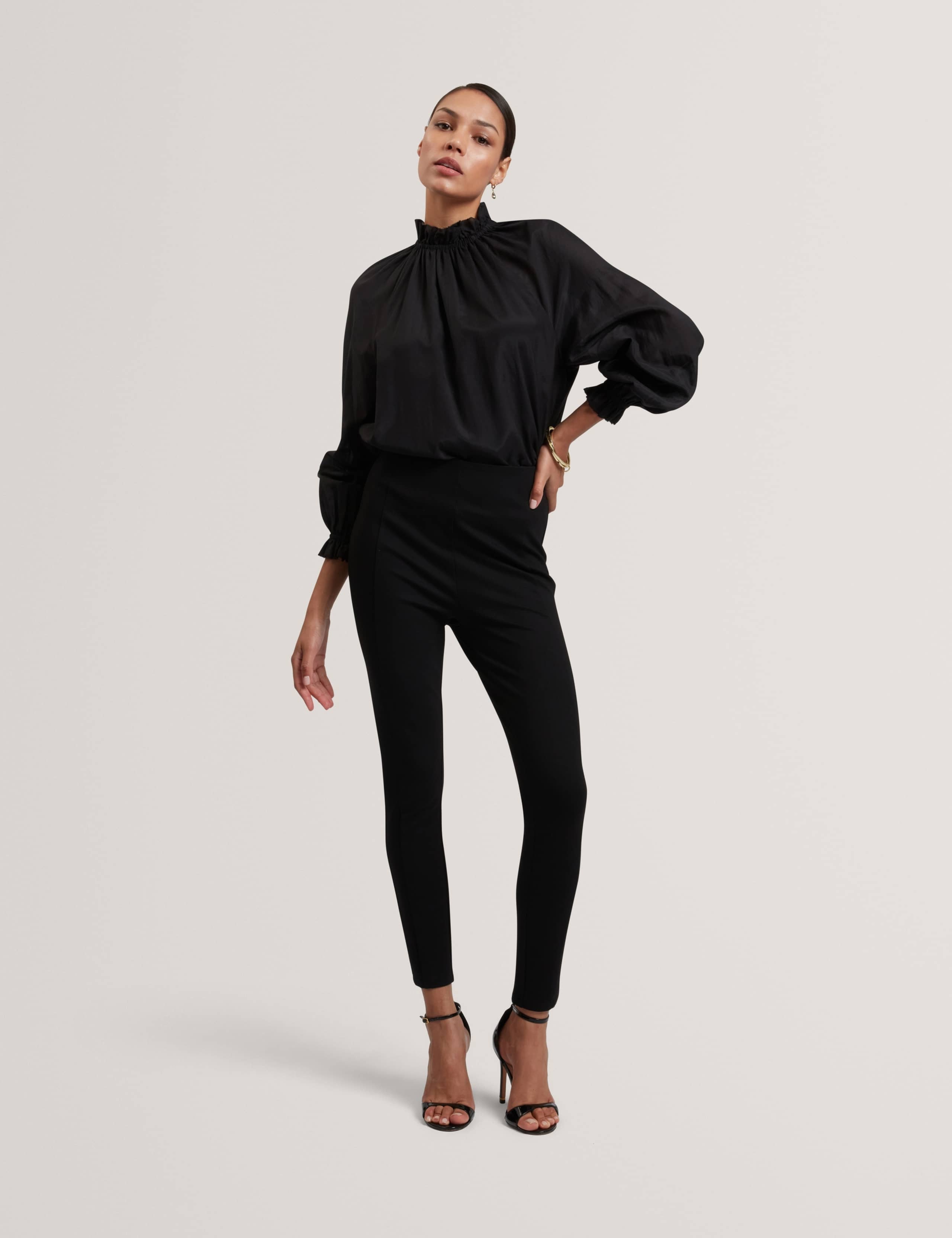 Seam Detail High Waisted Leggings 1 of 6