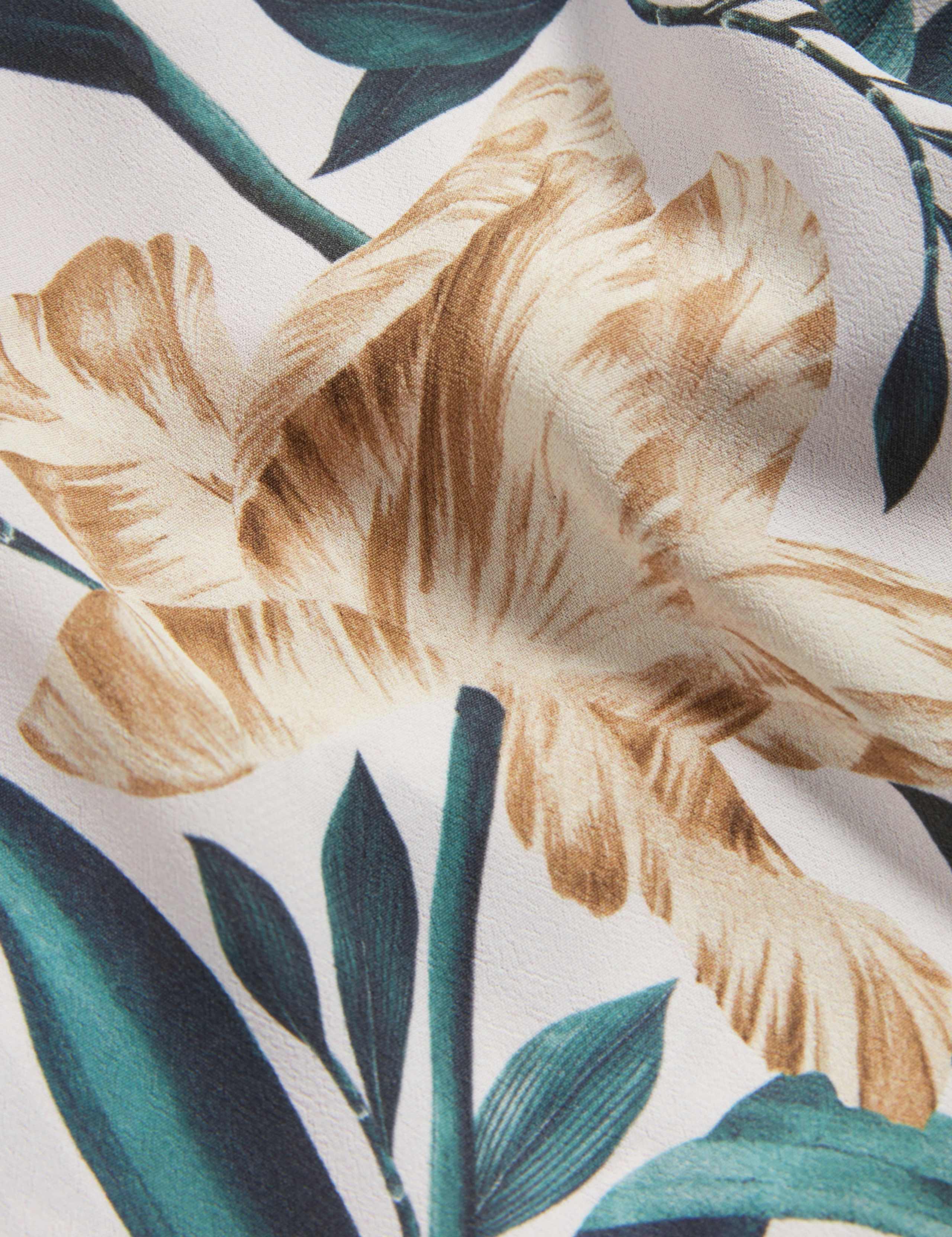 Floral Tie Detail Maxi Shirt Dress 5 of 5