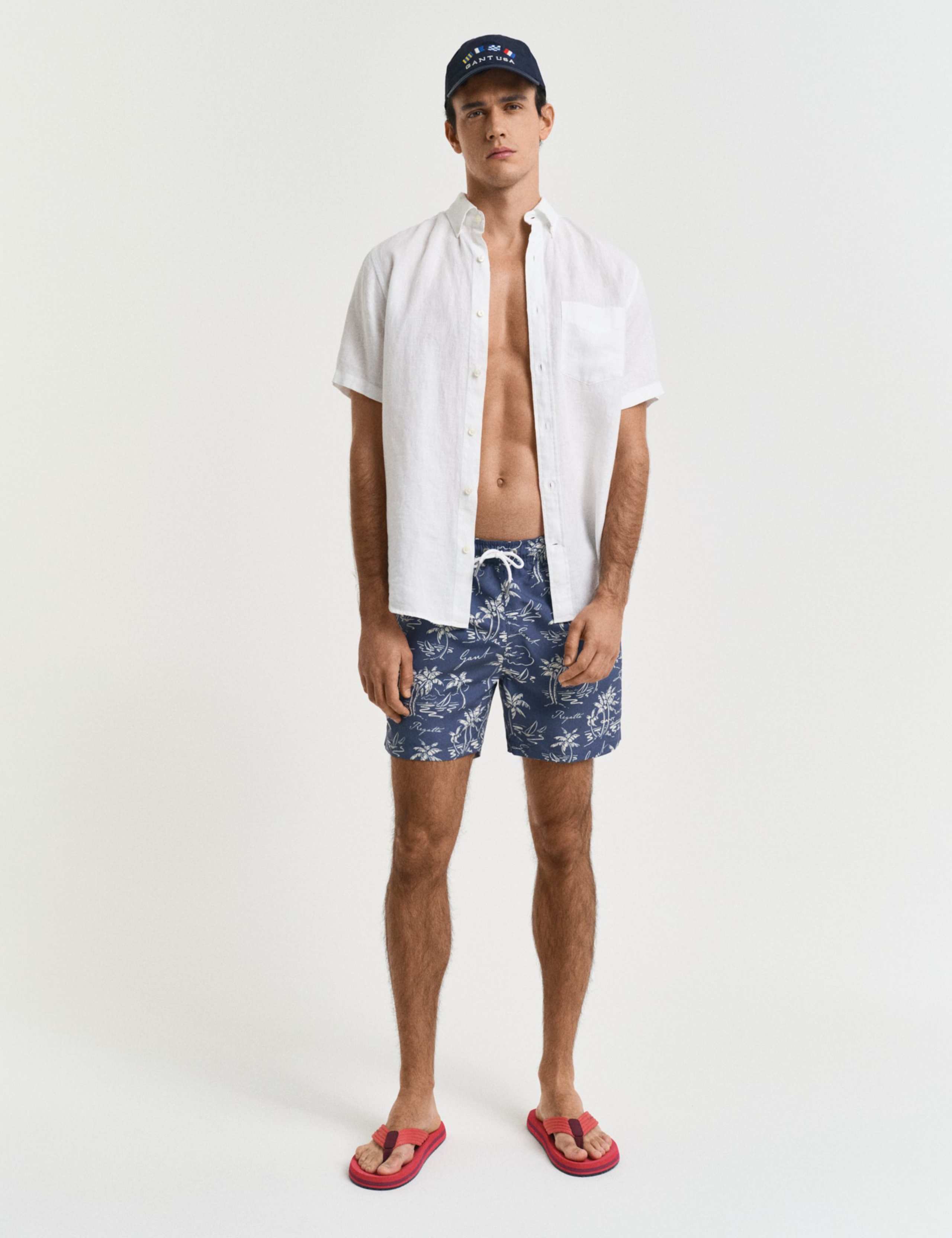 Island Print Swim Shorts 3 of 6