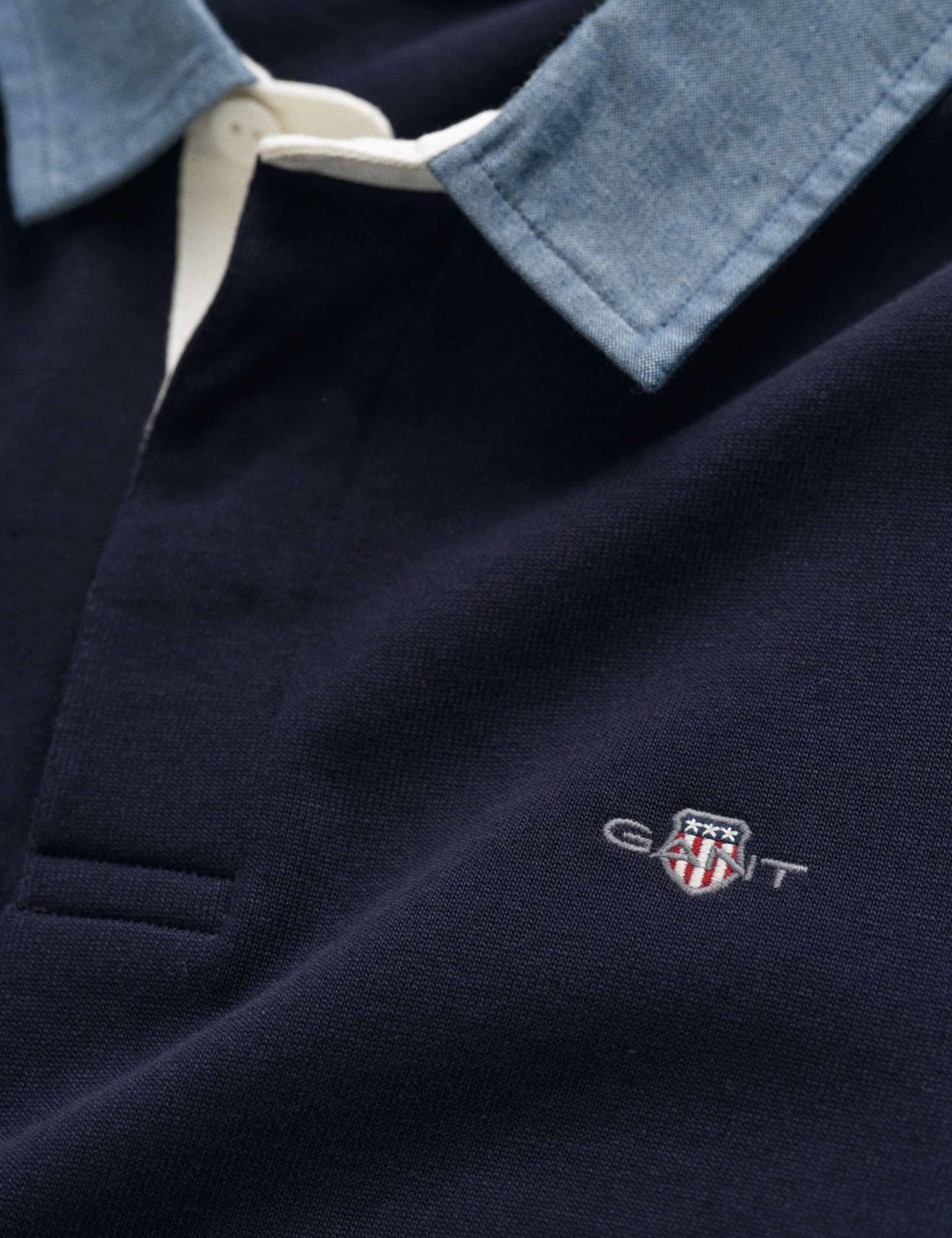 Pure Cotton Rugby Shirt 3 of 5
