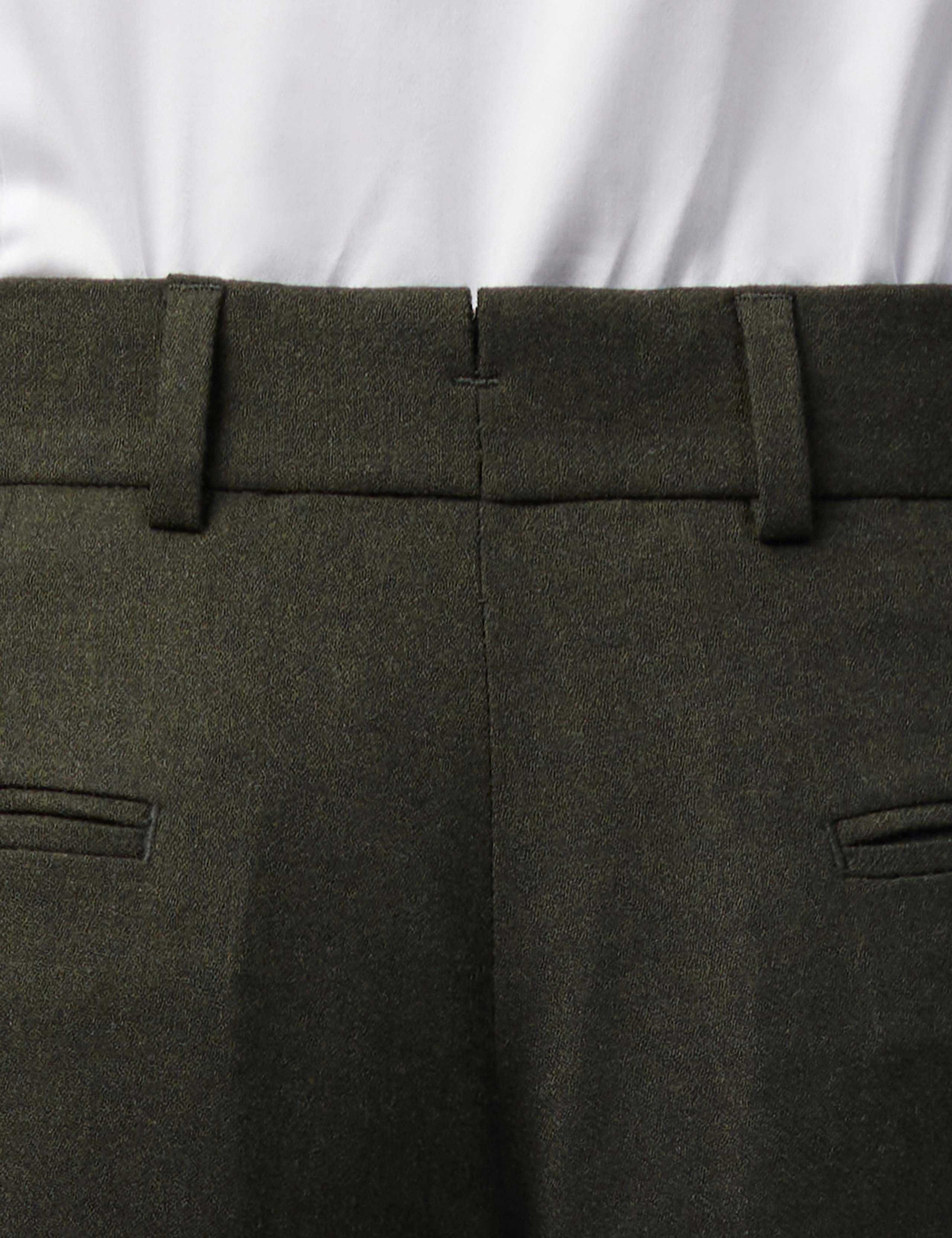 Tailored Fit Wool Rich Stretch Suit Trousers 2 of 3