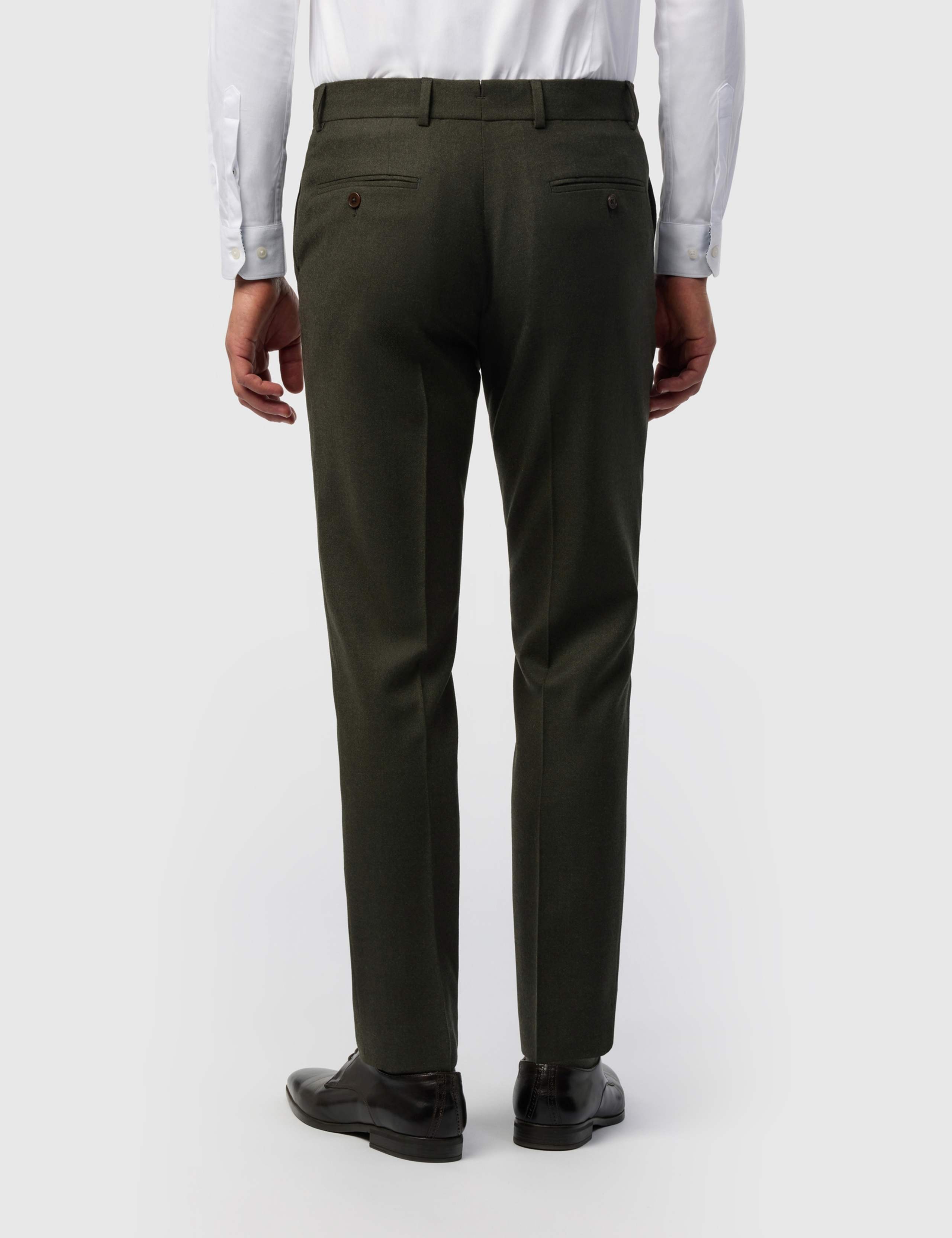 Tailored Fit Wool Rich Stretch Suit Trousers 3 of 3