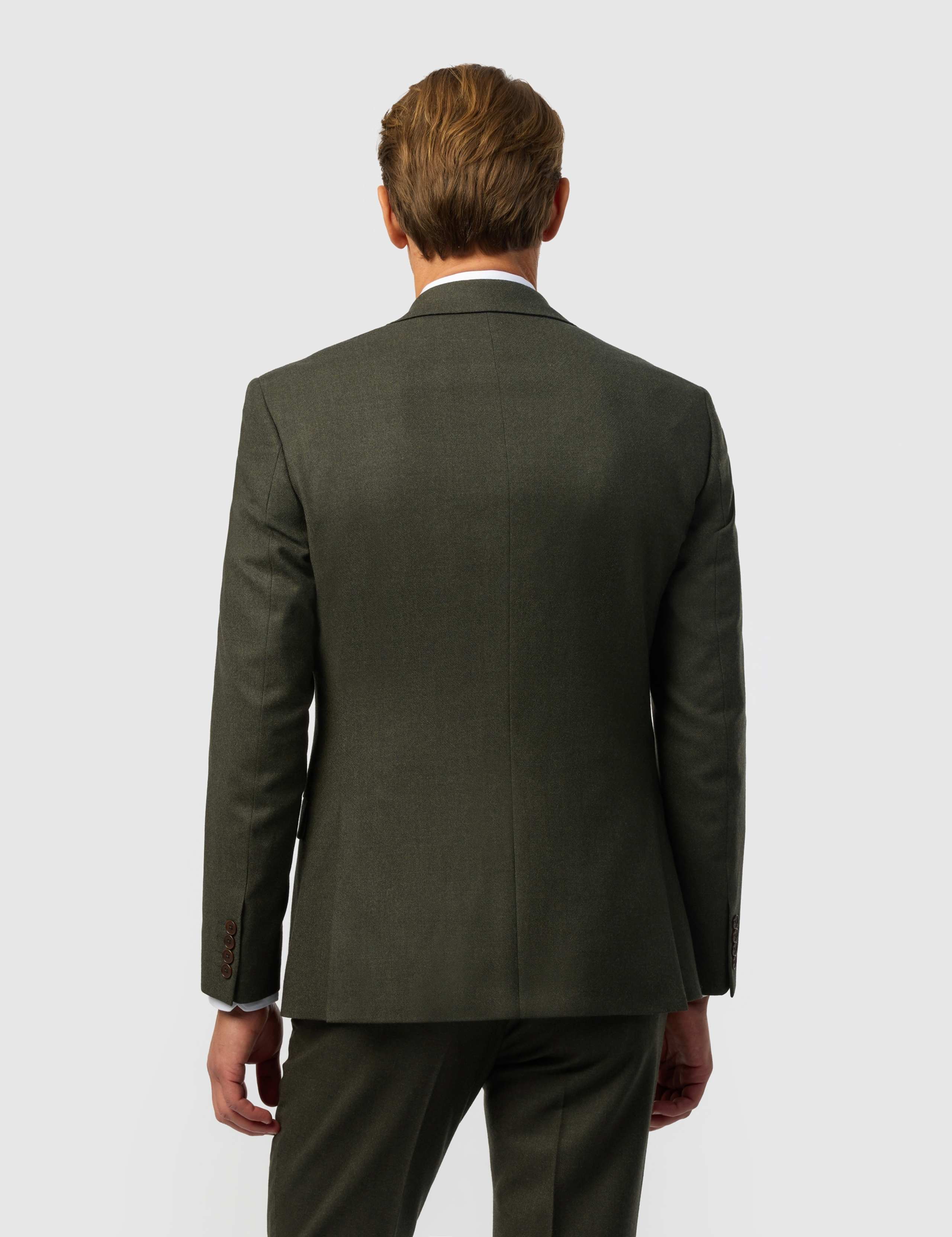 Slim Fit Wool Rich Stretch Flannel Suit Jacket 3 of 5