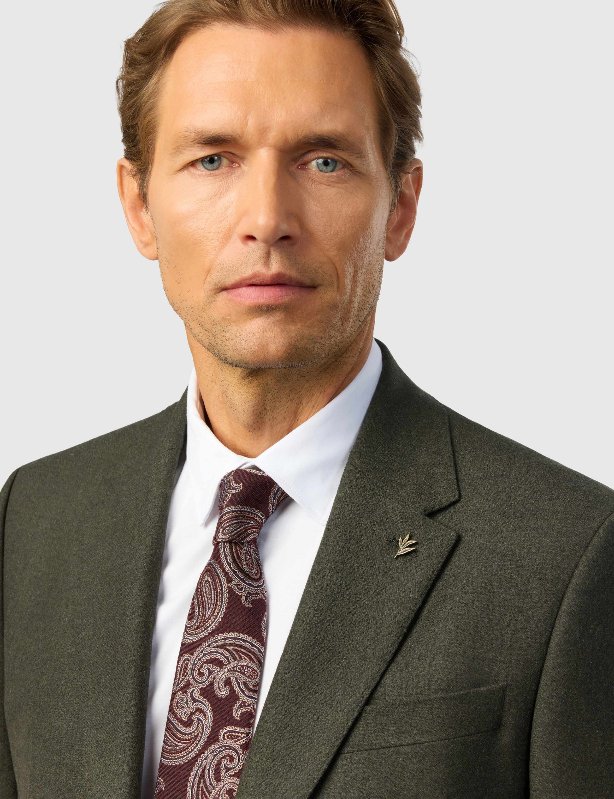 Slim Fit Wool Rich Stretch Flannel Suit Jacket 4 of 5