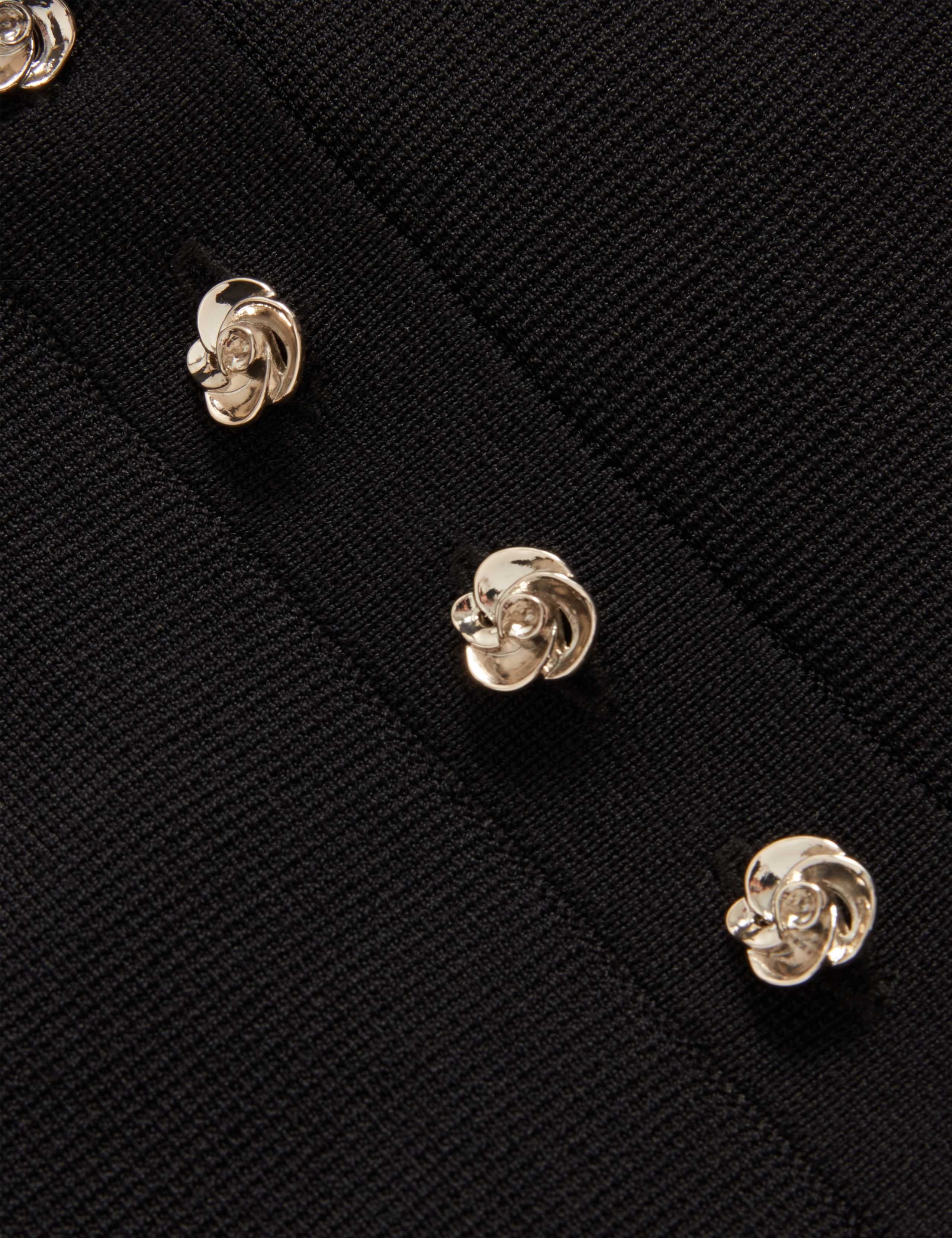 Textured Polo Collar Midaxi Shirt Dress 6 of 7