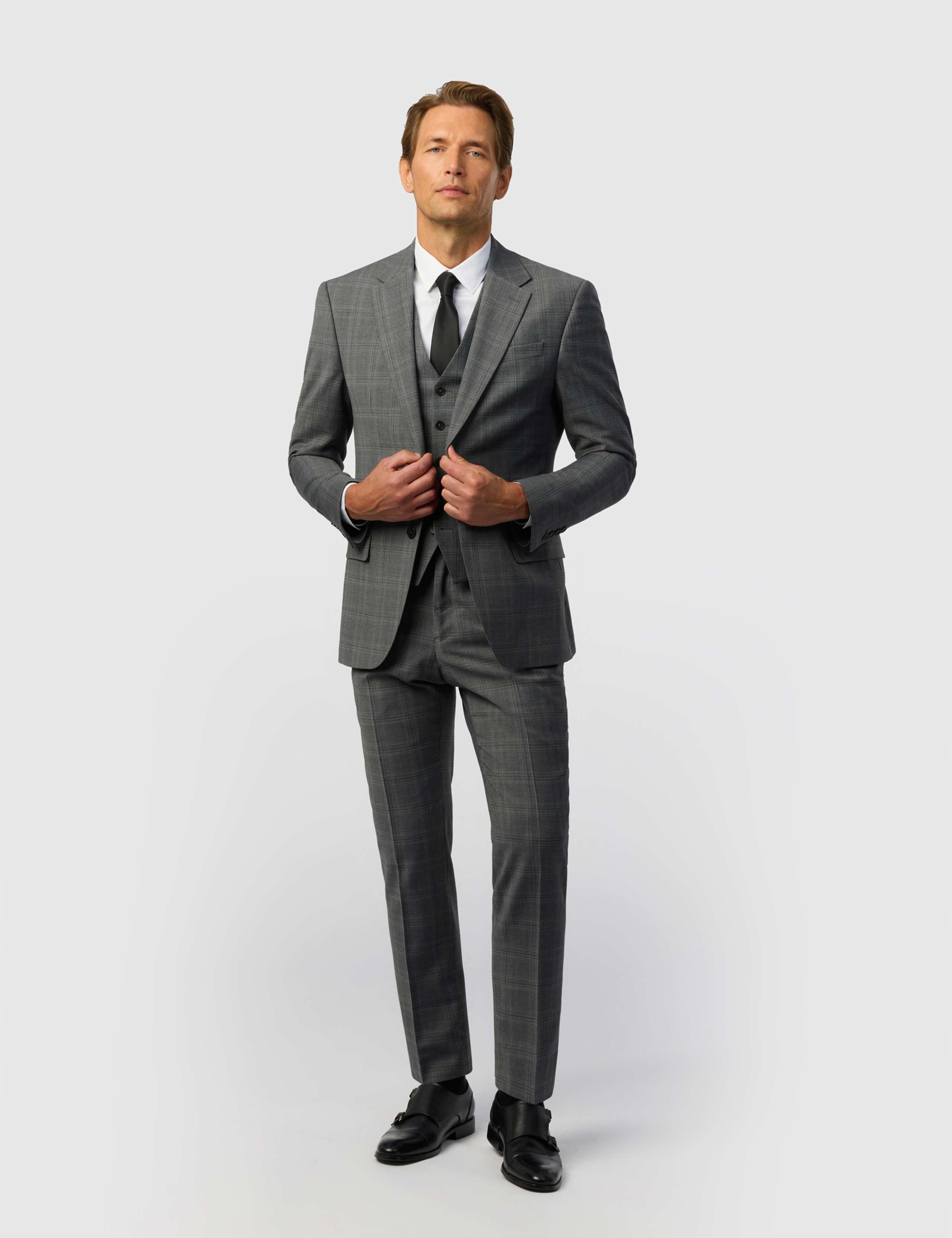 Slim Fit Wool Blend Suit Jacket 2 of 7