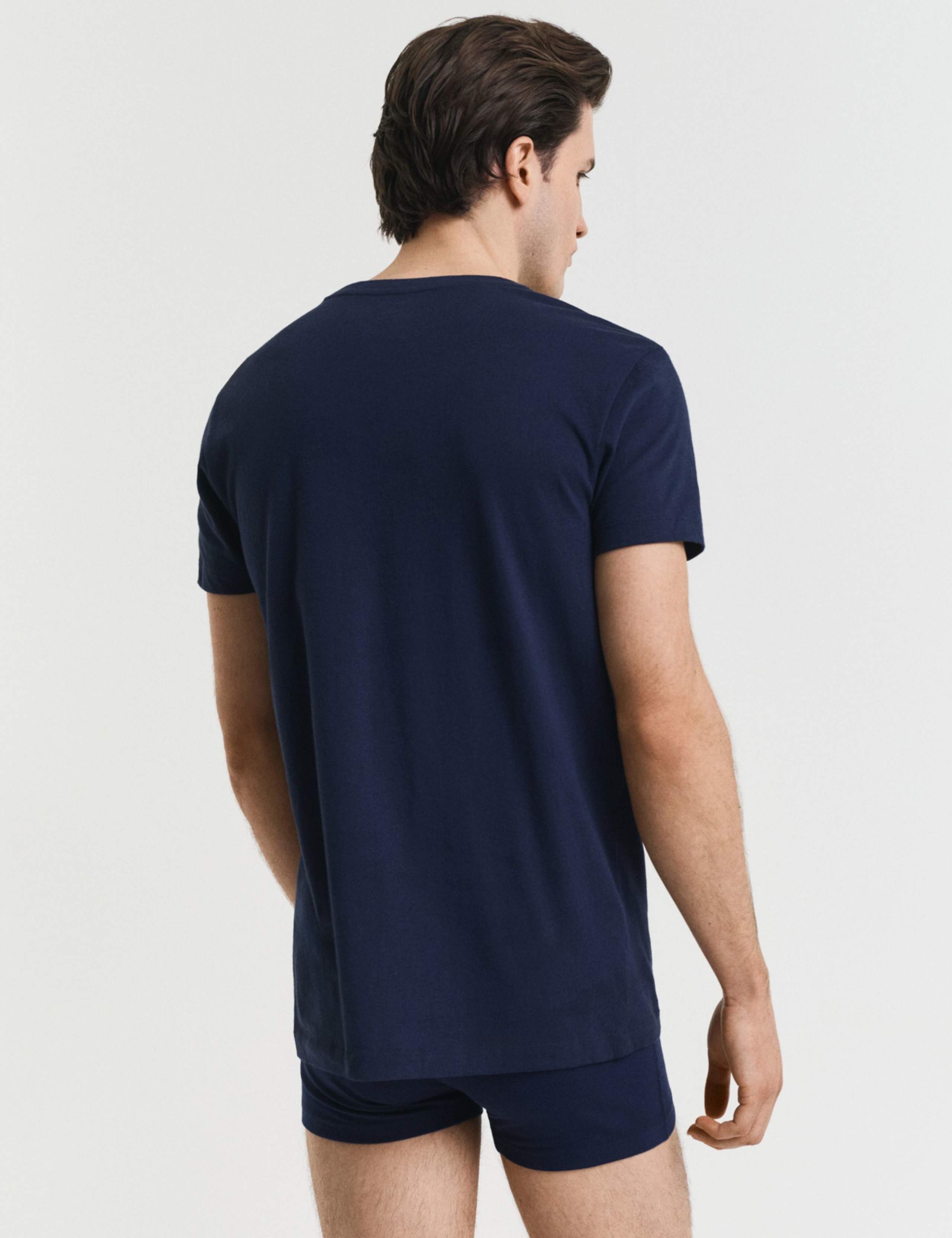 2 Pack Pure Cotton Crew Neck T-Shirts 4 of 4