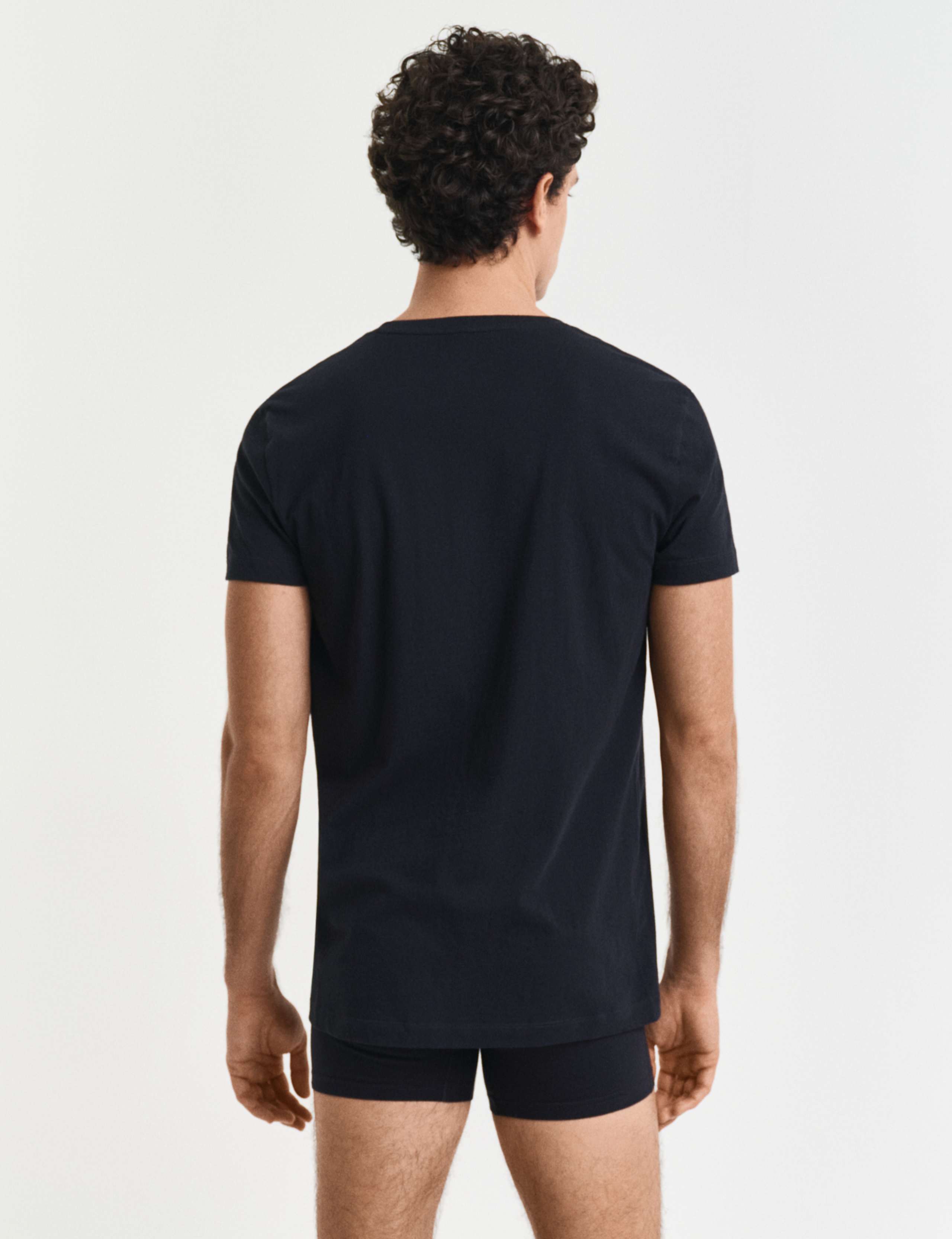 2pk Pure Cotton Crew Neck T-Shirts 4 of 4