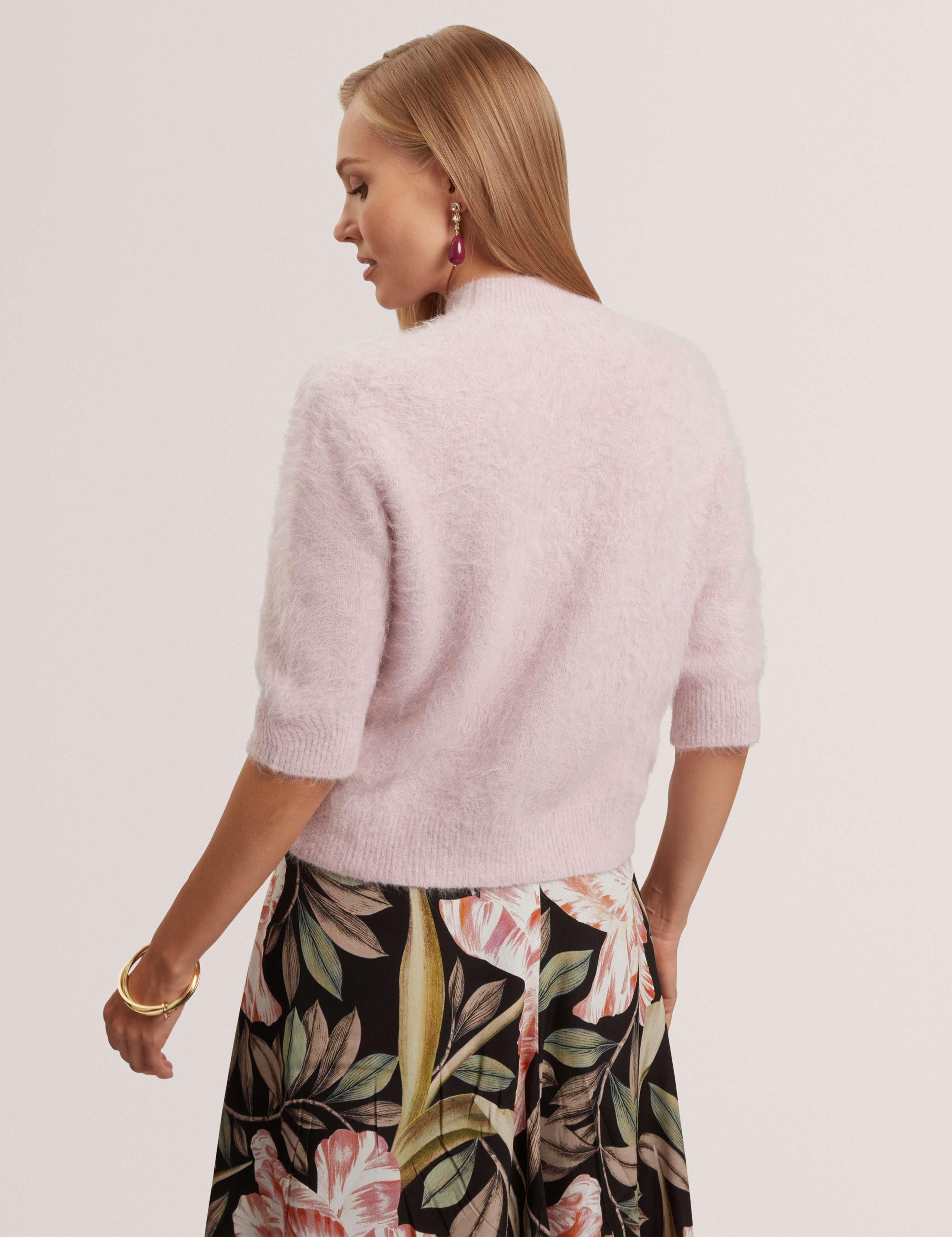 Alpaca Rich Brushed Mock Neck Jumper 7 of 7