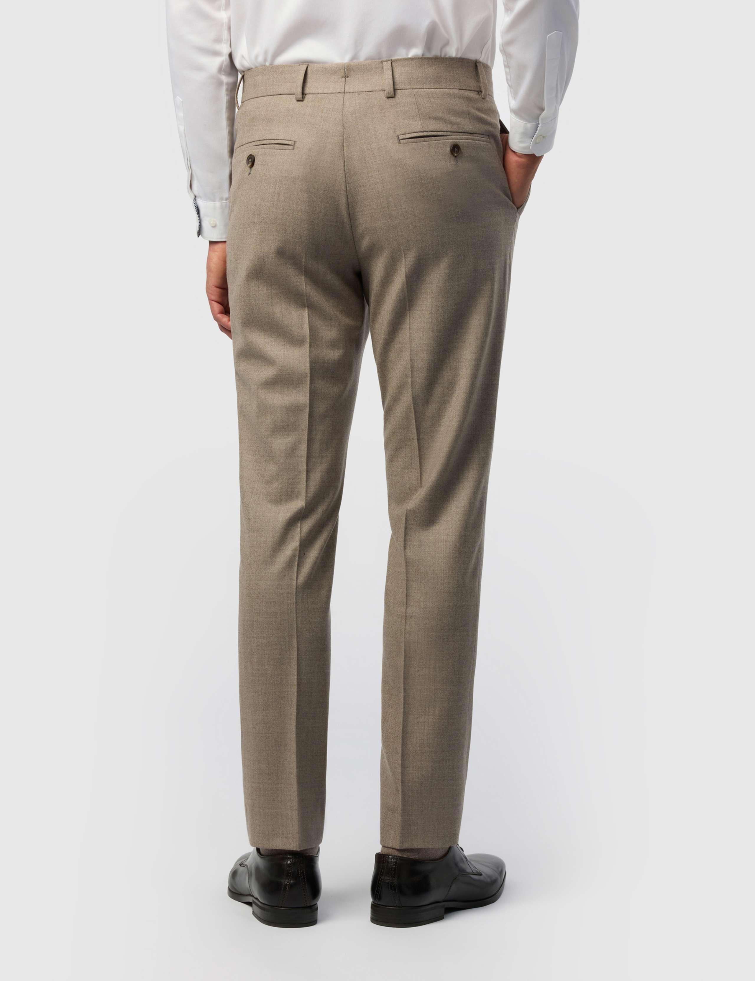 Tailored Fit Wool Rich Stretch Suit Trousers 3 of 3