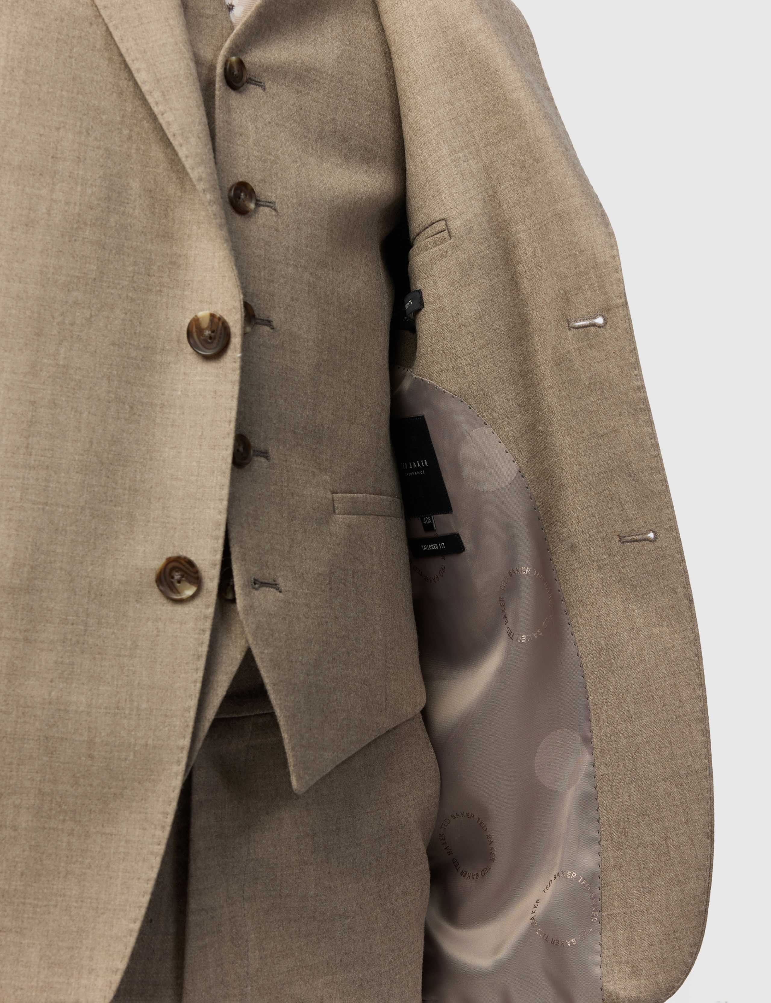 Slim Fit Wool Rich Stretch Flannel Suit Jacket 6 of 7