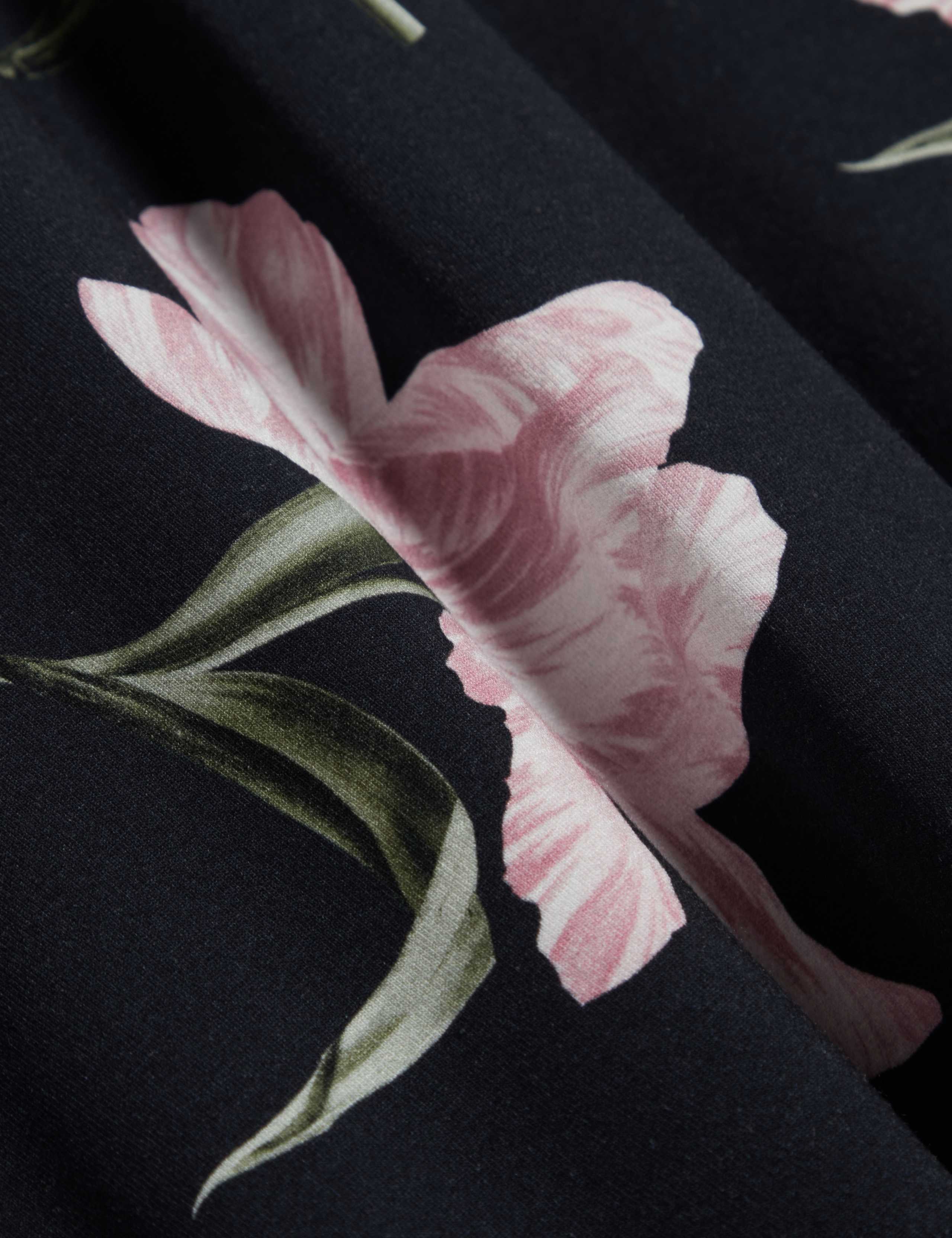 Floral V-Neck T-Shirt 6 of 7