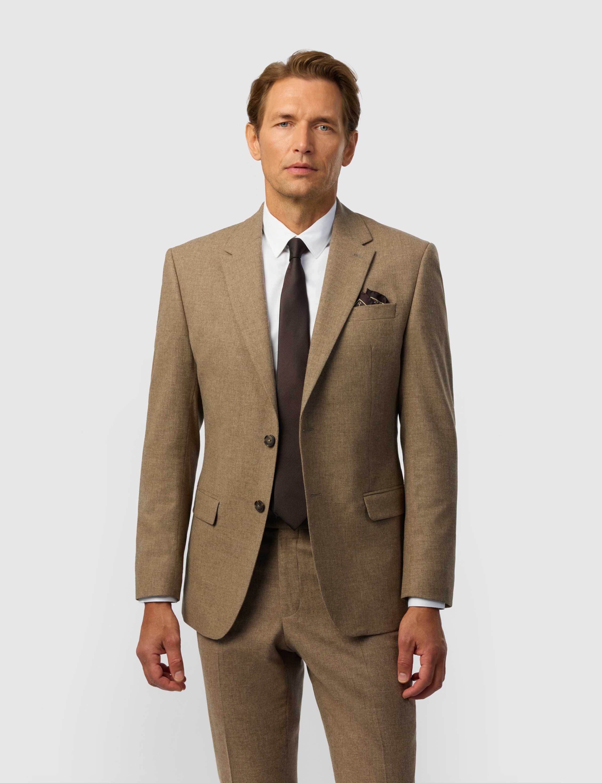 Slim Fit Wool Rich Puppytooth Suit Jacket 1 of 6