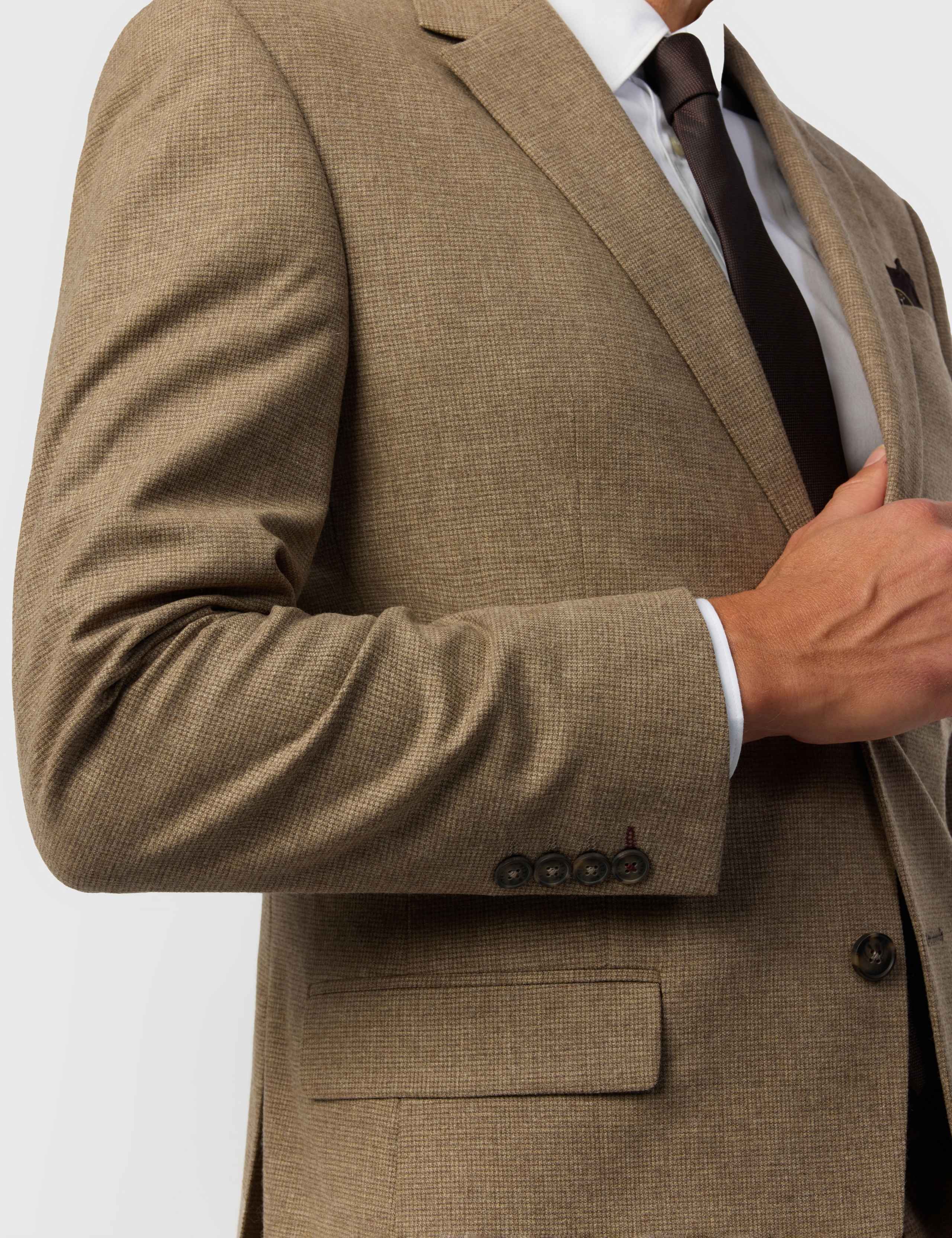Slim Fit Wool Rich Puppytooth Suit Jacket 6 of 6