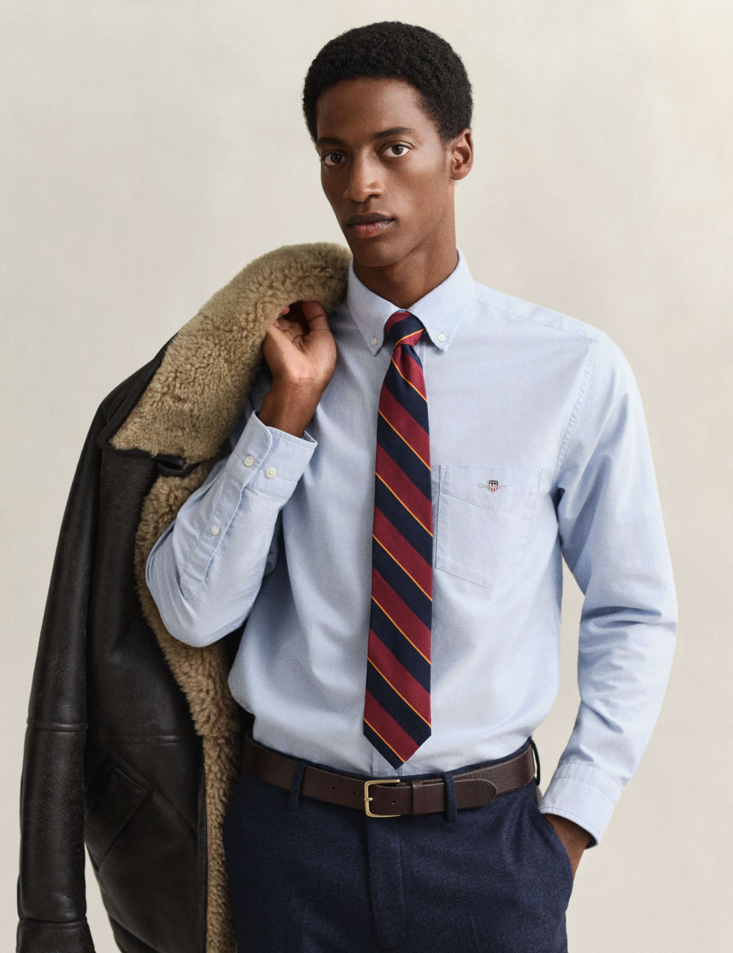 Regular Fit Pure Cotton Oxford Shirt 1 of 5