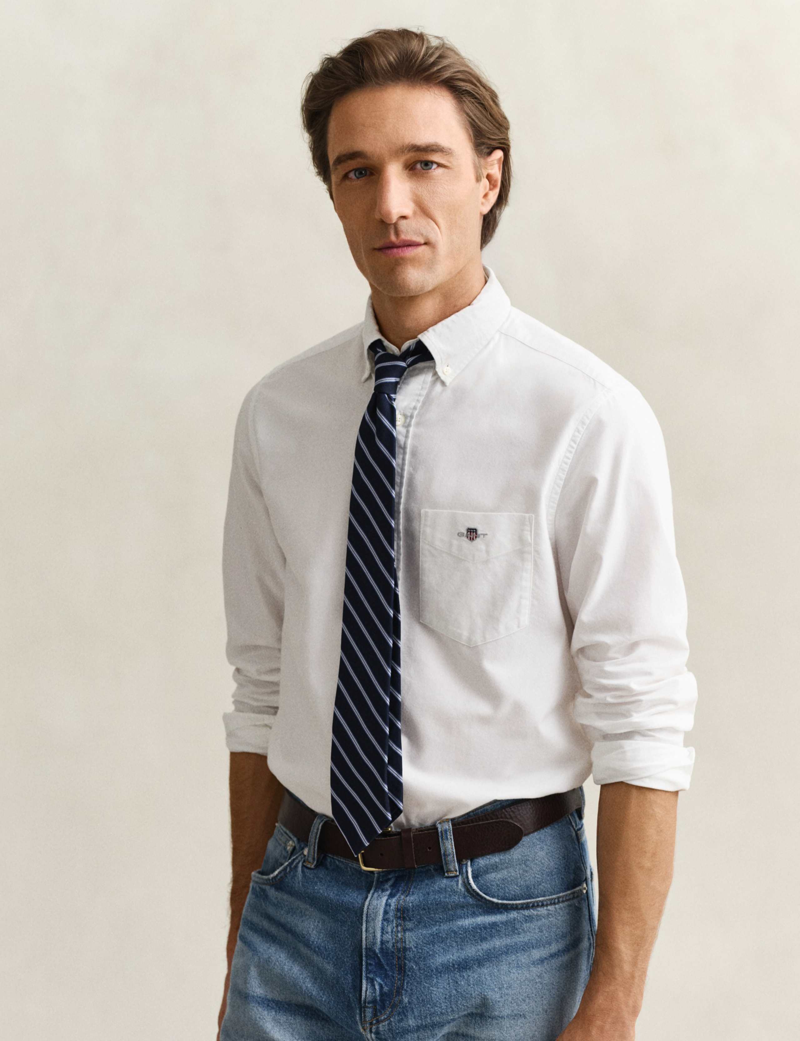 Regular Fit Pure Cotton Oxford Shirt 1 of 6