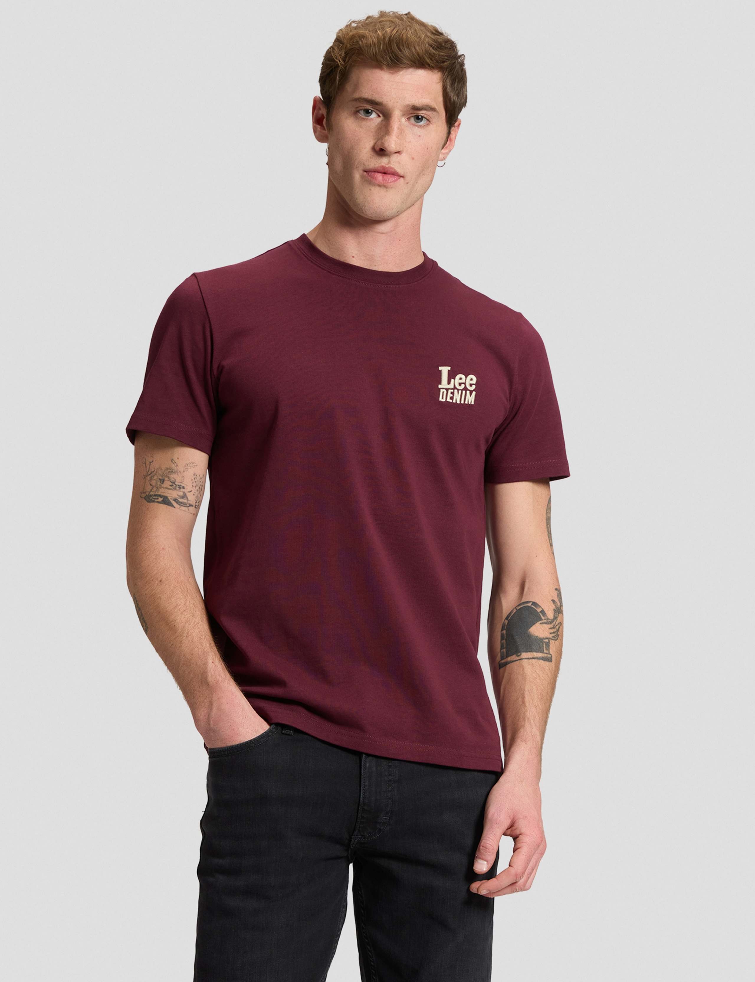 Lee Denim Pure Cotton Crew Neck T-Shirt 3 of 7
