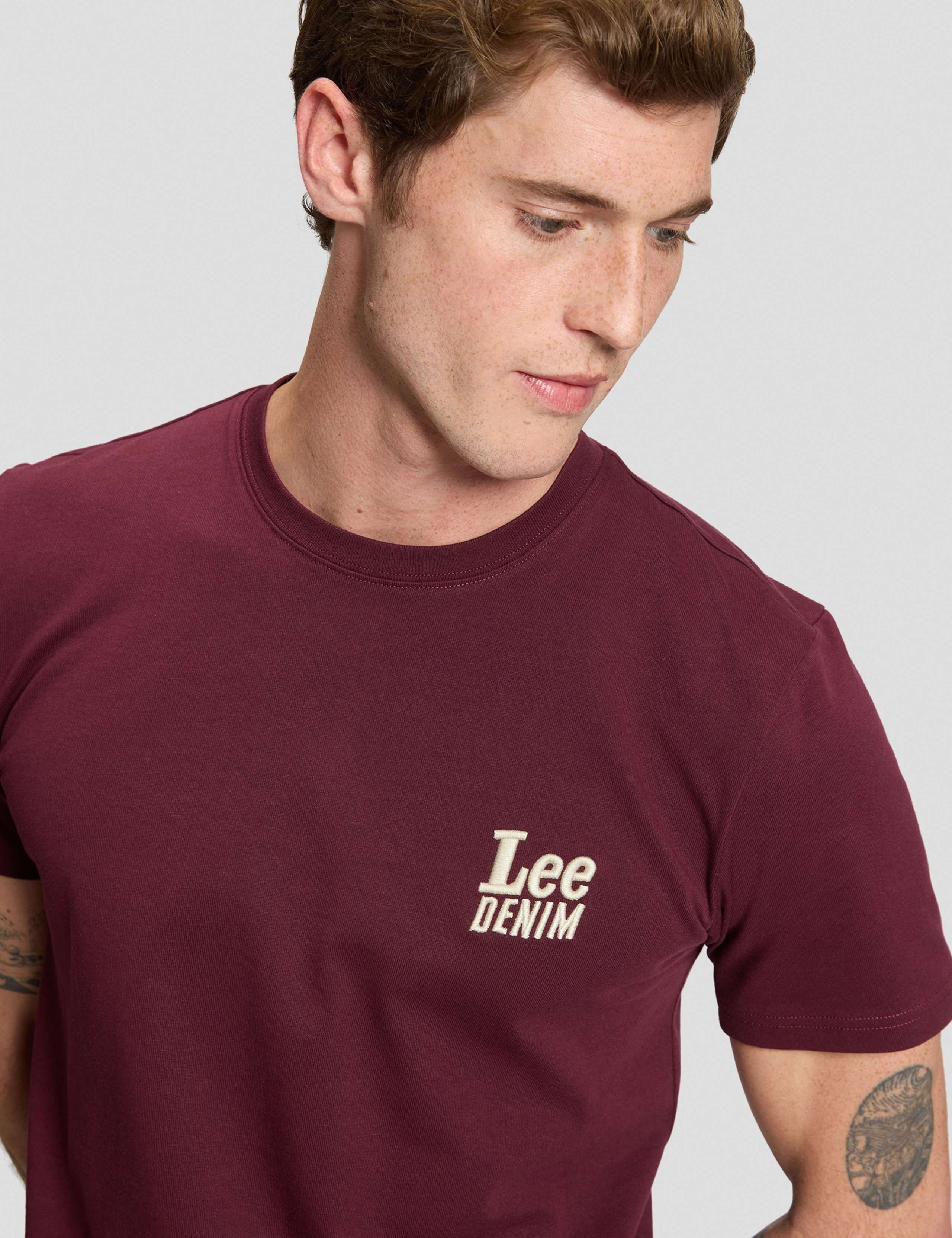 Lee Denim Pure Cotton Crew Neck T-Shirt 5 of 7