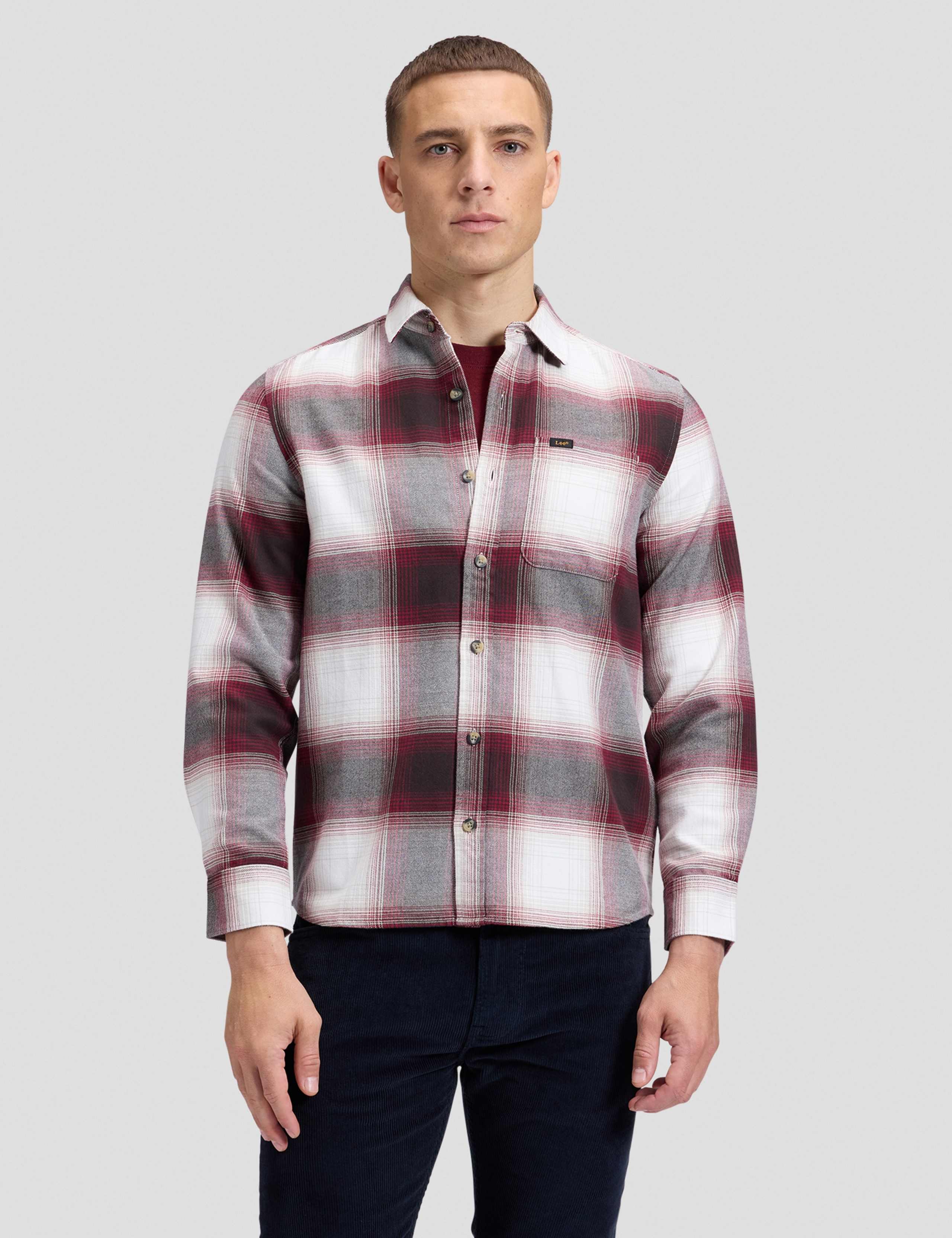 Regular Fit Pure Cotton Checked Flannel Shirt 1 of 6