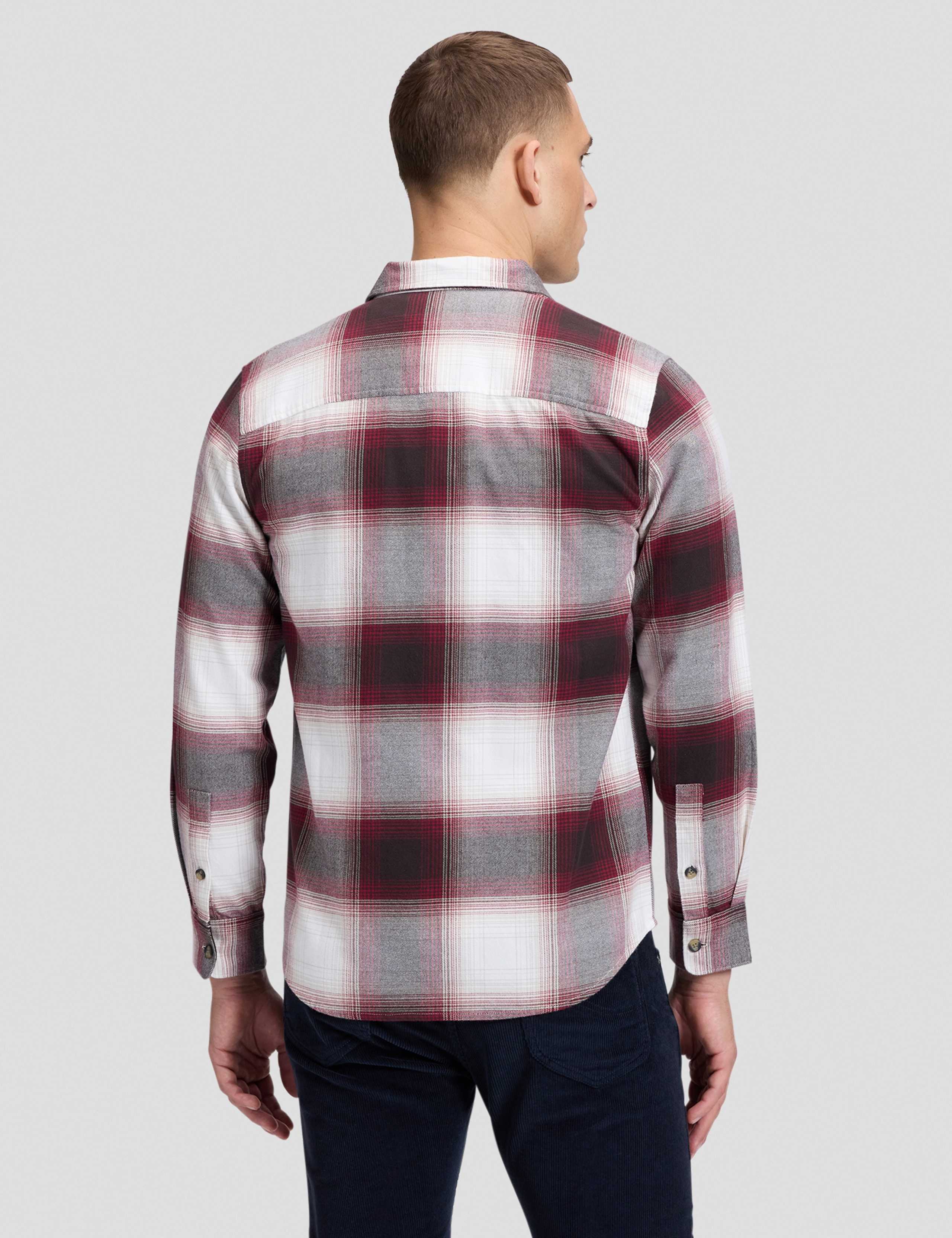 Regular Fit Pure Cotton Checked Flannel Shirt 3 of 6