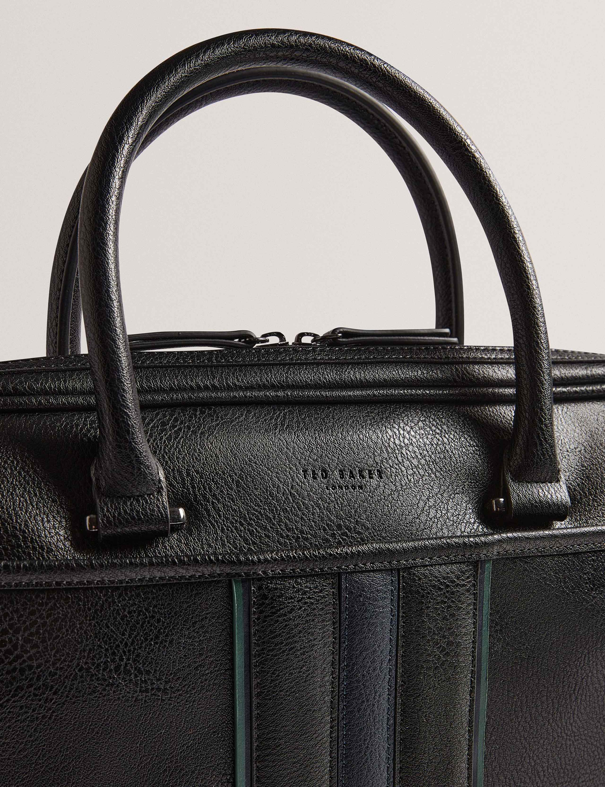 Faux Leather Pebble Grain Laptop Bag 4 of 4