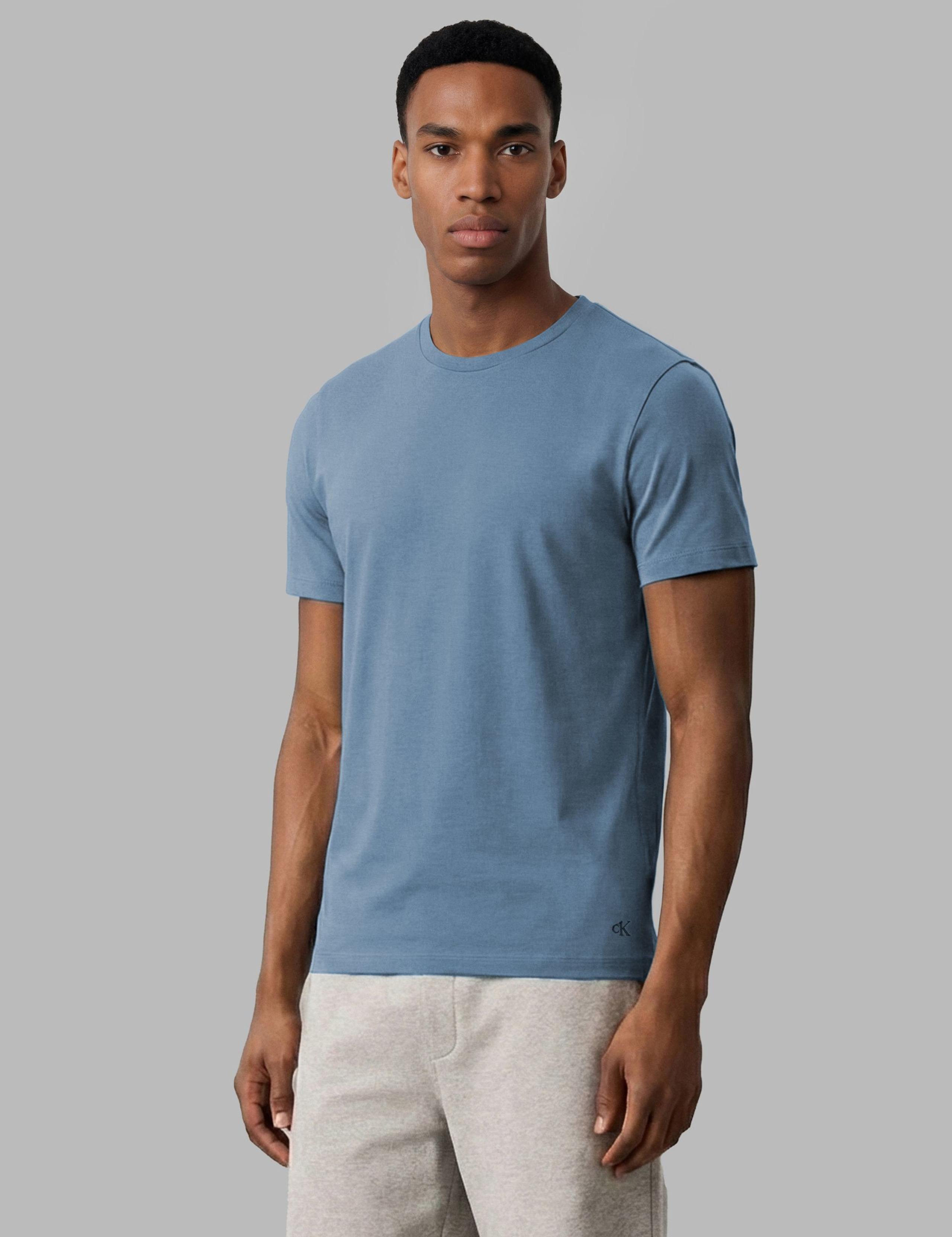 3 Pack Pure Cotton Crew Neck T-Shirt 2 of 4