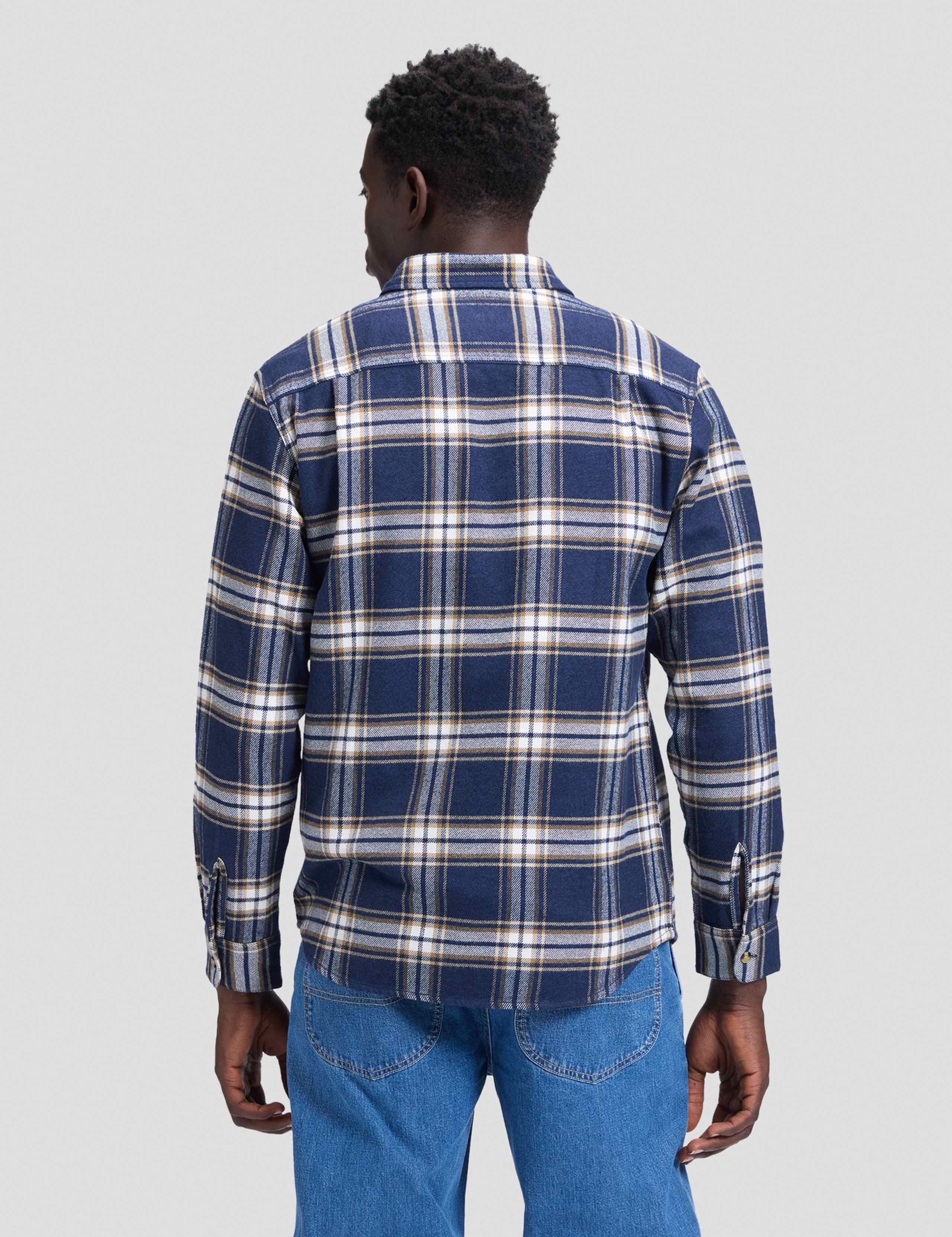 Relaxed Fit Pure Cotton Checked Workwear Shirt 3 of 6