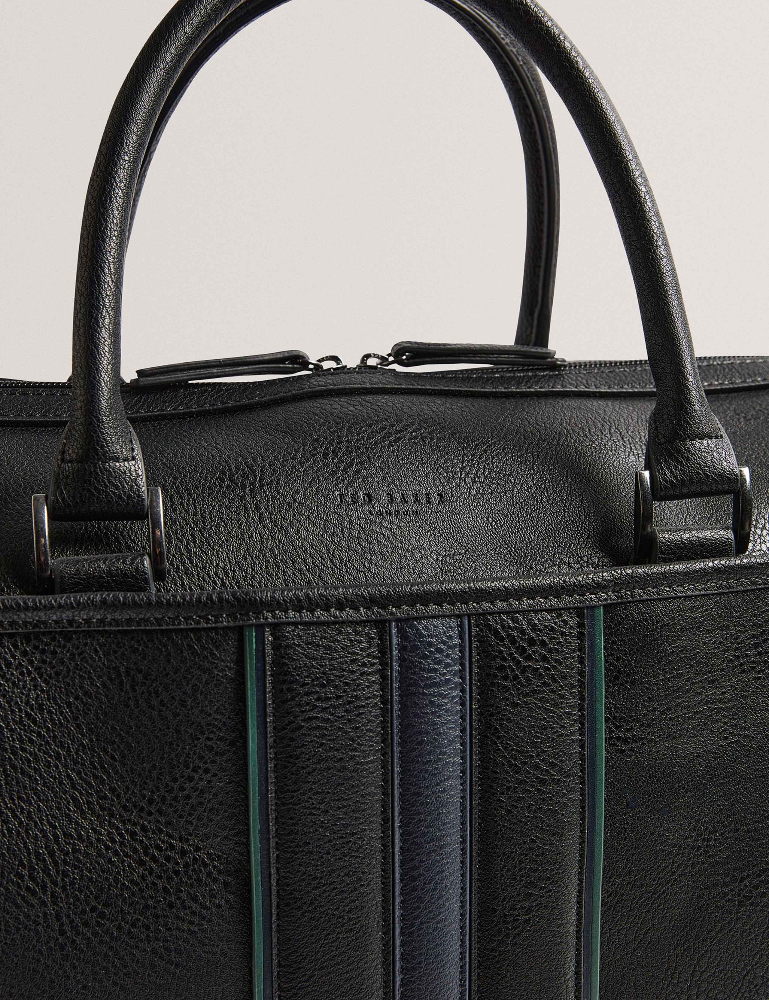 Faux Leather Pebble Grain Weekend Bag 3 of 4