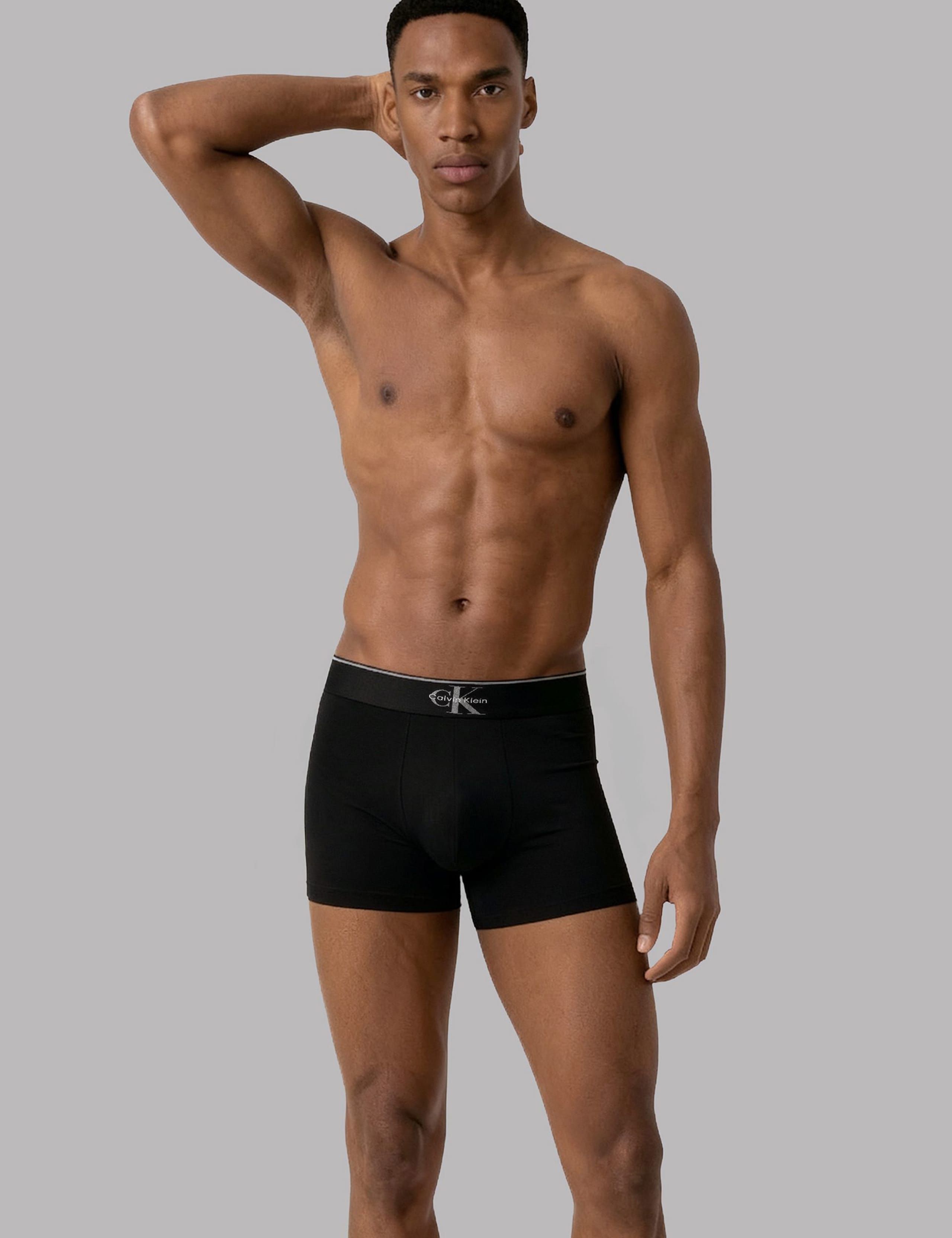 CK Archive 3 Pack Cotton Stretch Trunks 3 of 4