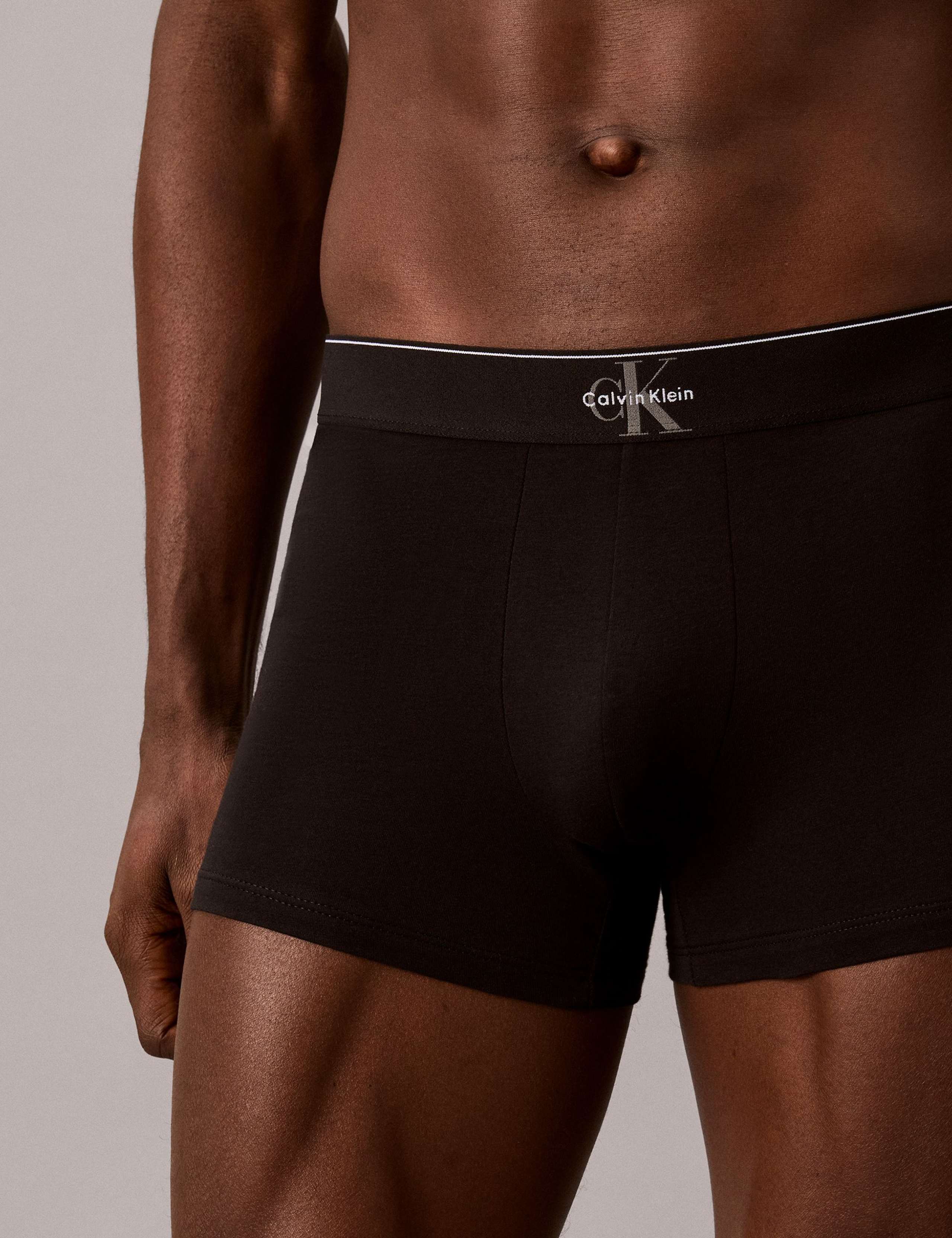 CK Archive 3 Pack Cotton Stretch Trunks 4 of 6