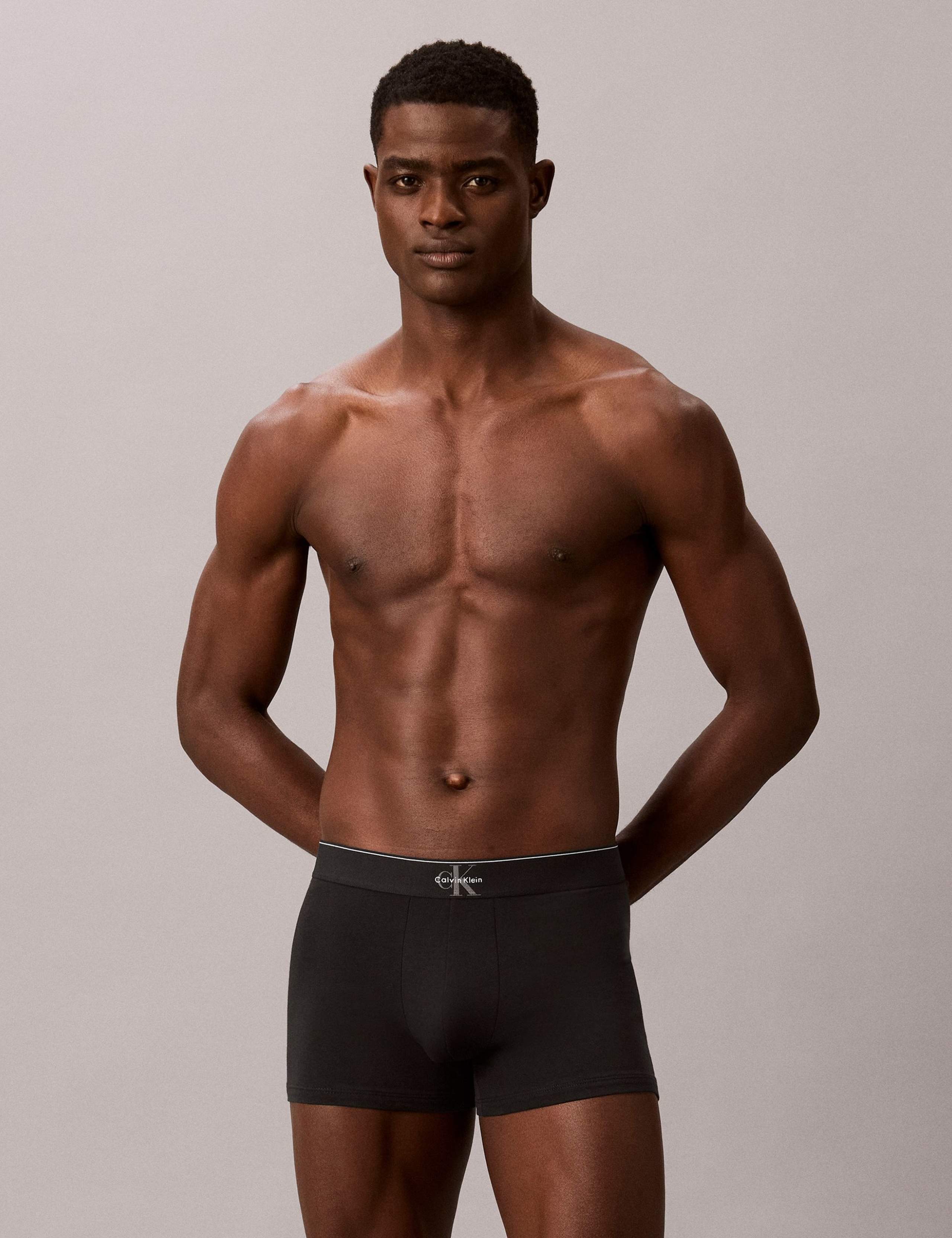 CK Archive 3 Pack Cotton Stretch Trunks 6 of 6