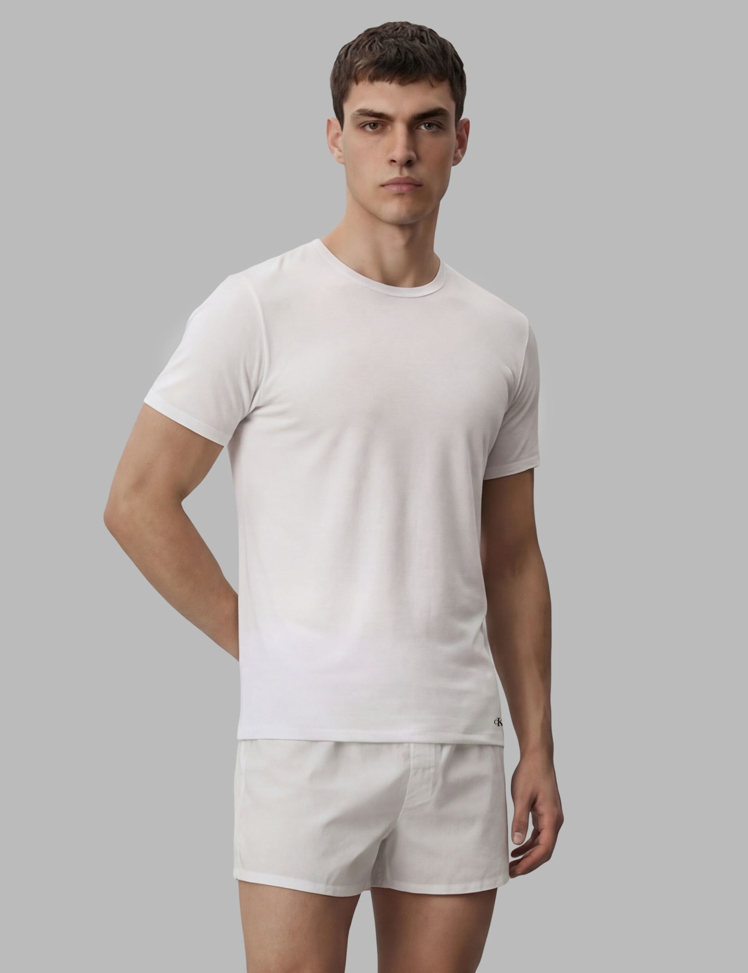 3 Pack Cotton Rich Stretch T-Shirts 2 of 4